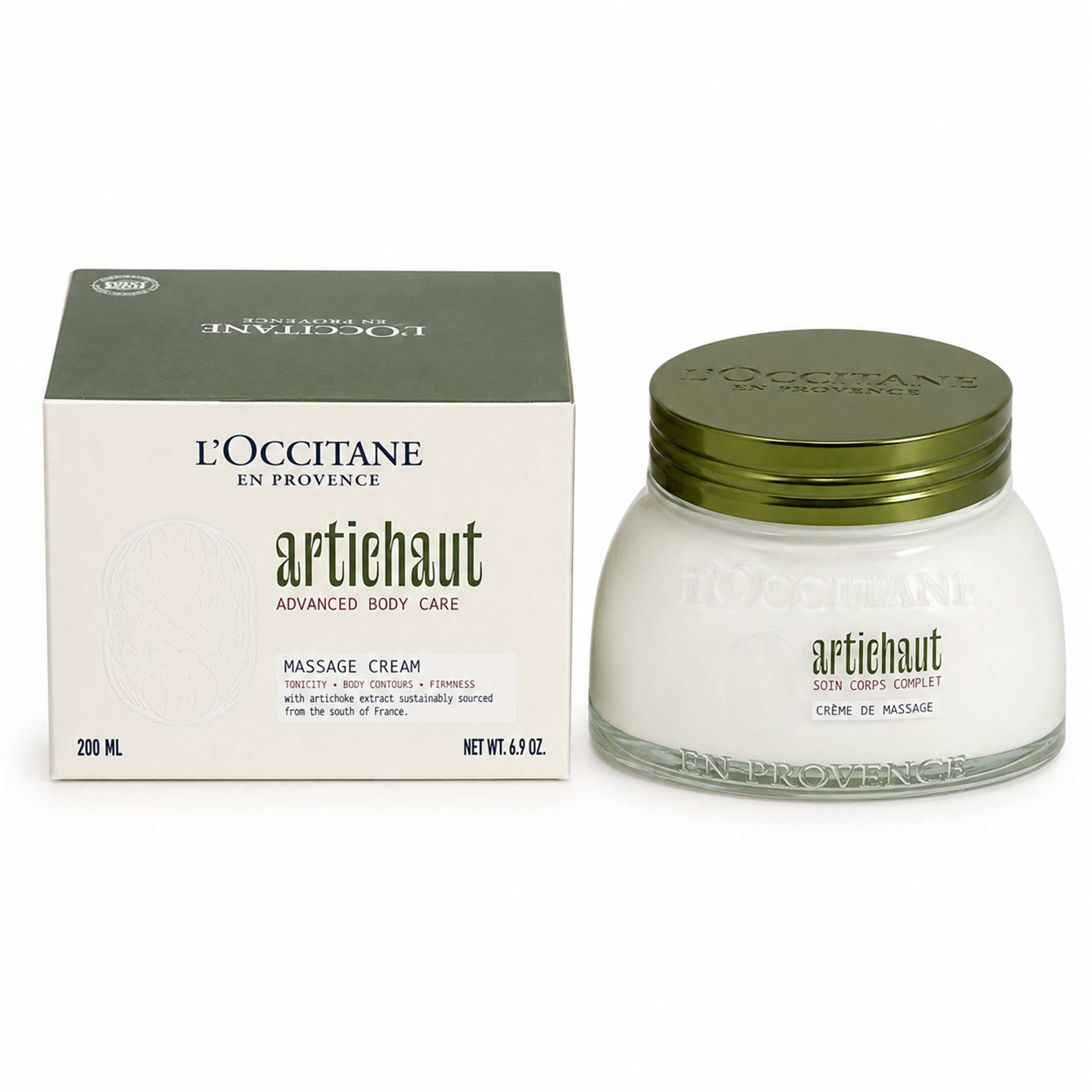 L`Occitane Artichaut Massage Creme 200ml