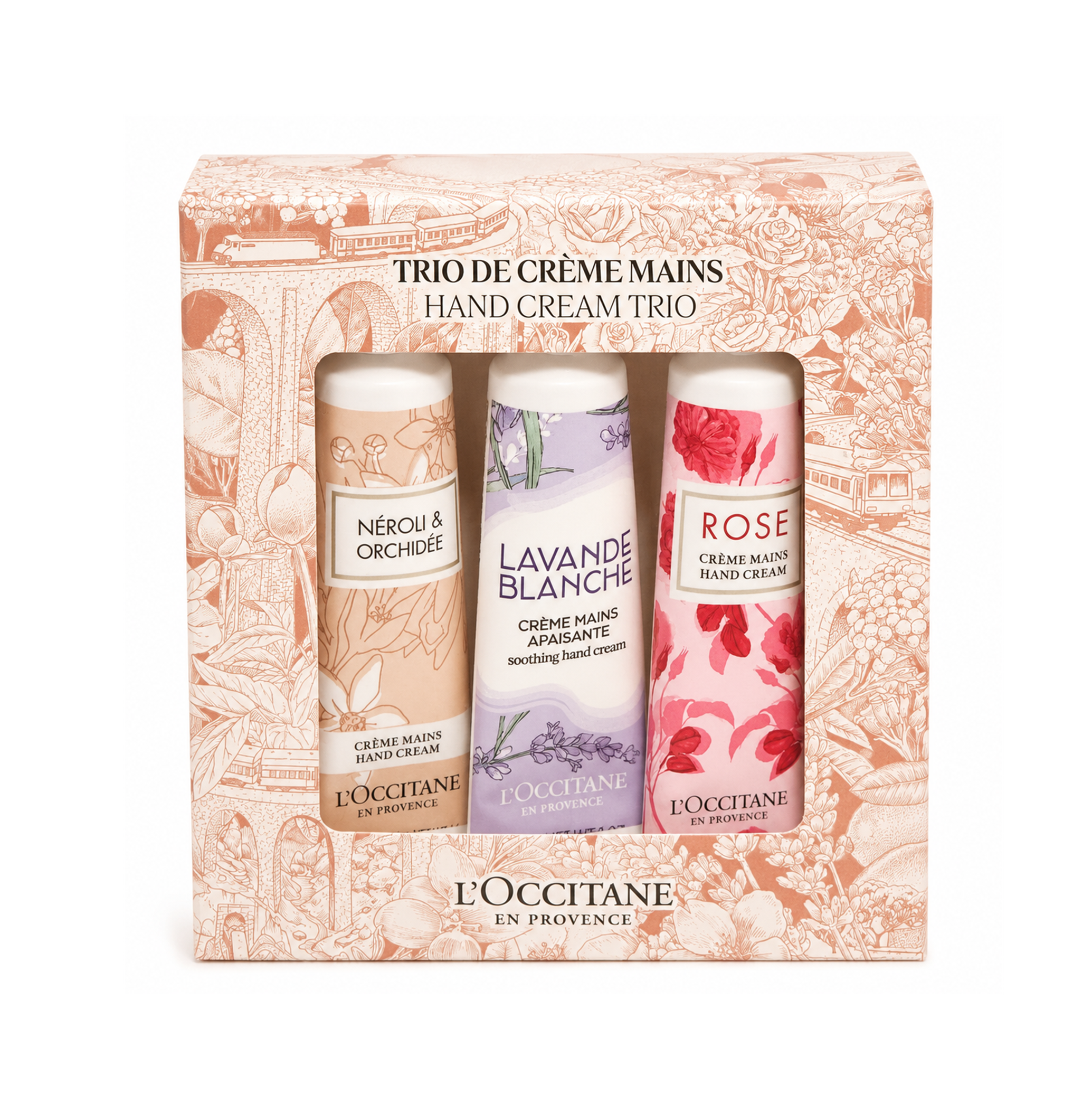 L'OCCITANE Neroli &Orchidee +Lavande Blanch + Rose  Handcreme Set 3 x 30 ml