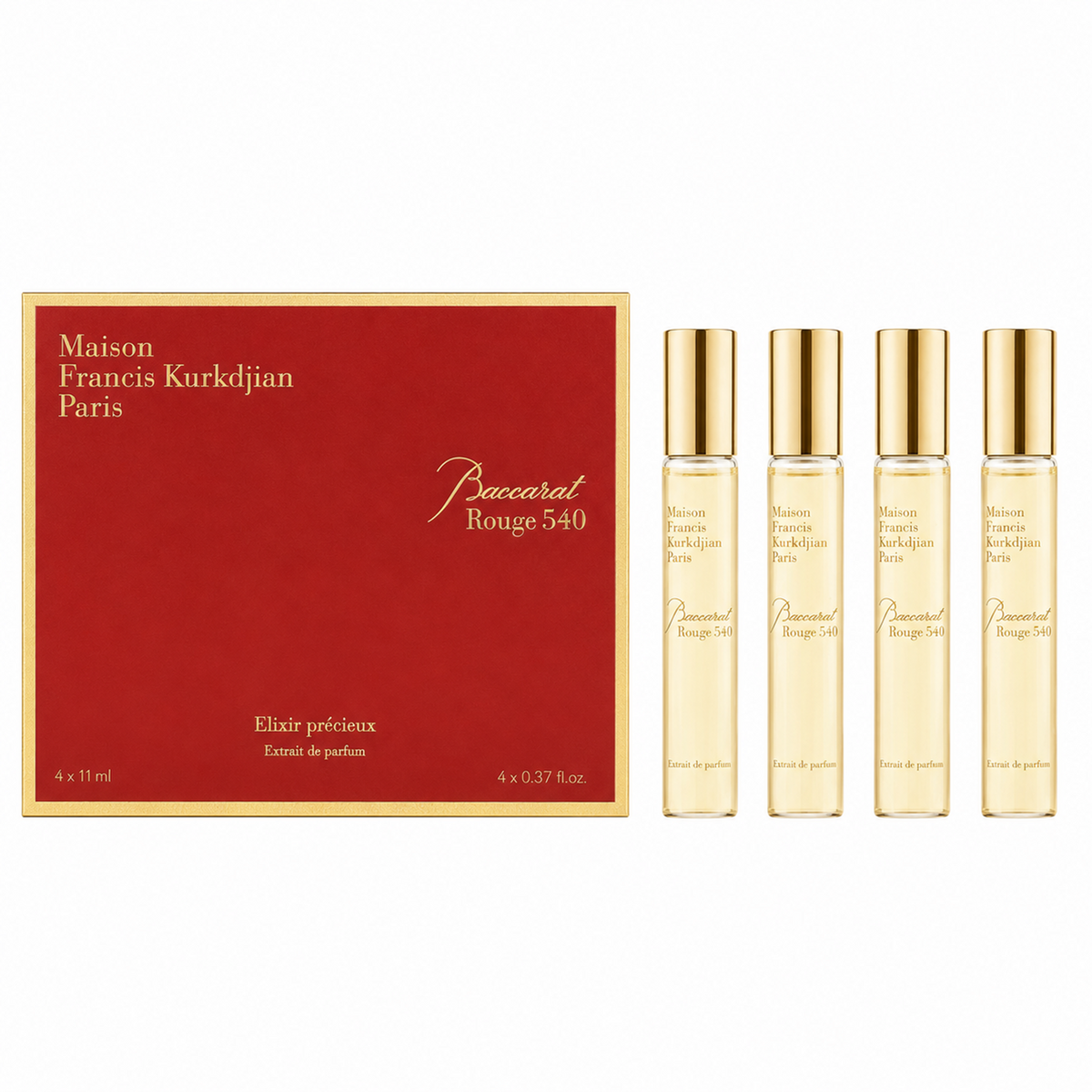 Maison Francis Kurkdjian Baccarat Rouge 540 Roll-On Elixir Set Extrait de Parfum 4x4ml
