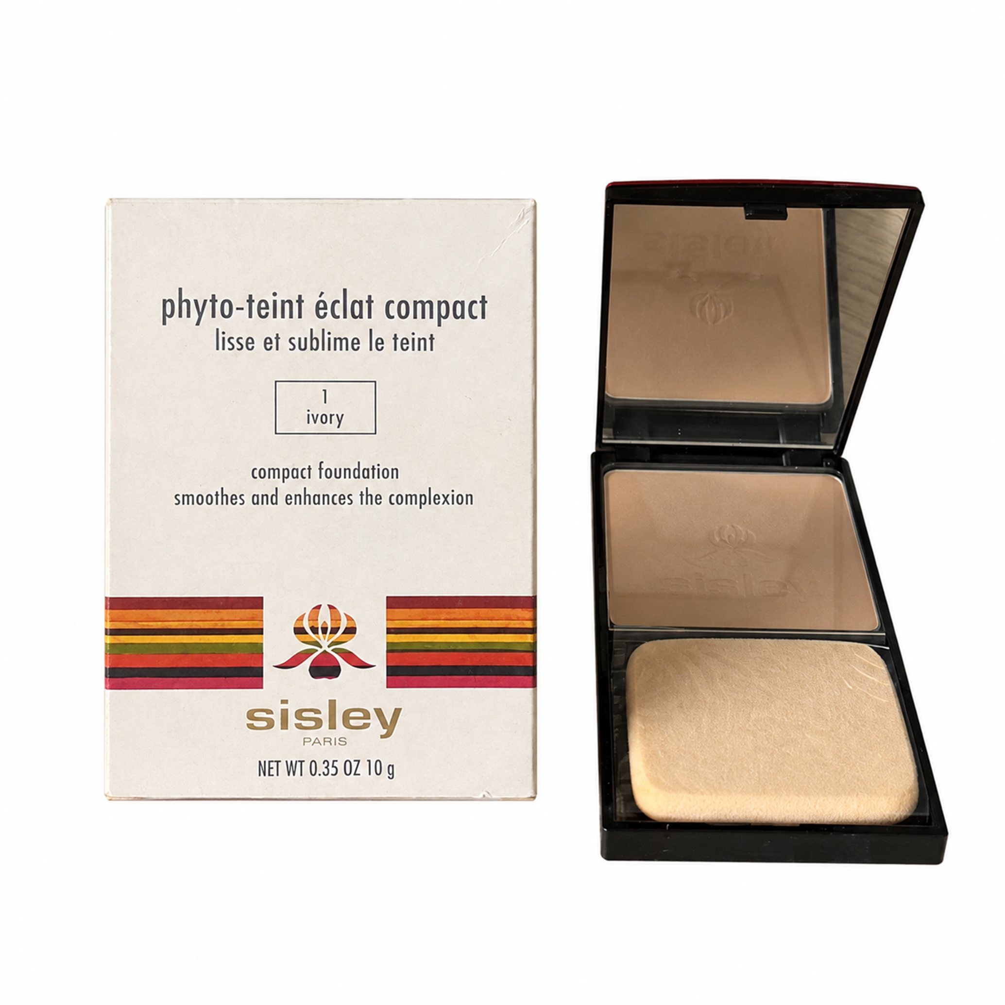 Sisley Phyto-teint eclat compact 1 ivory Foundatio 10g