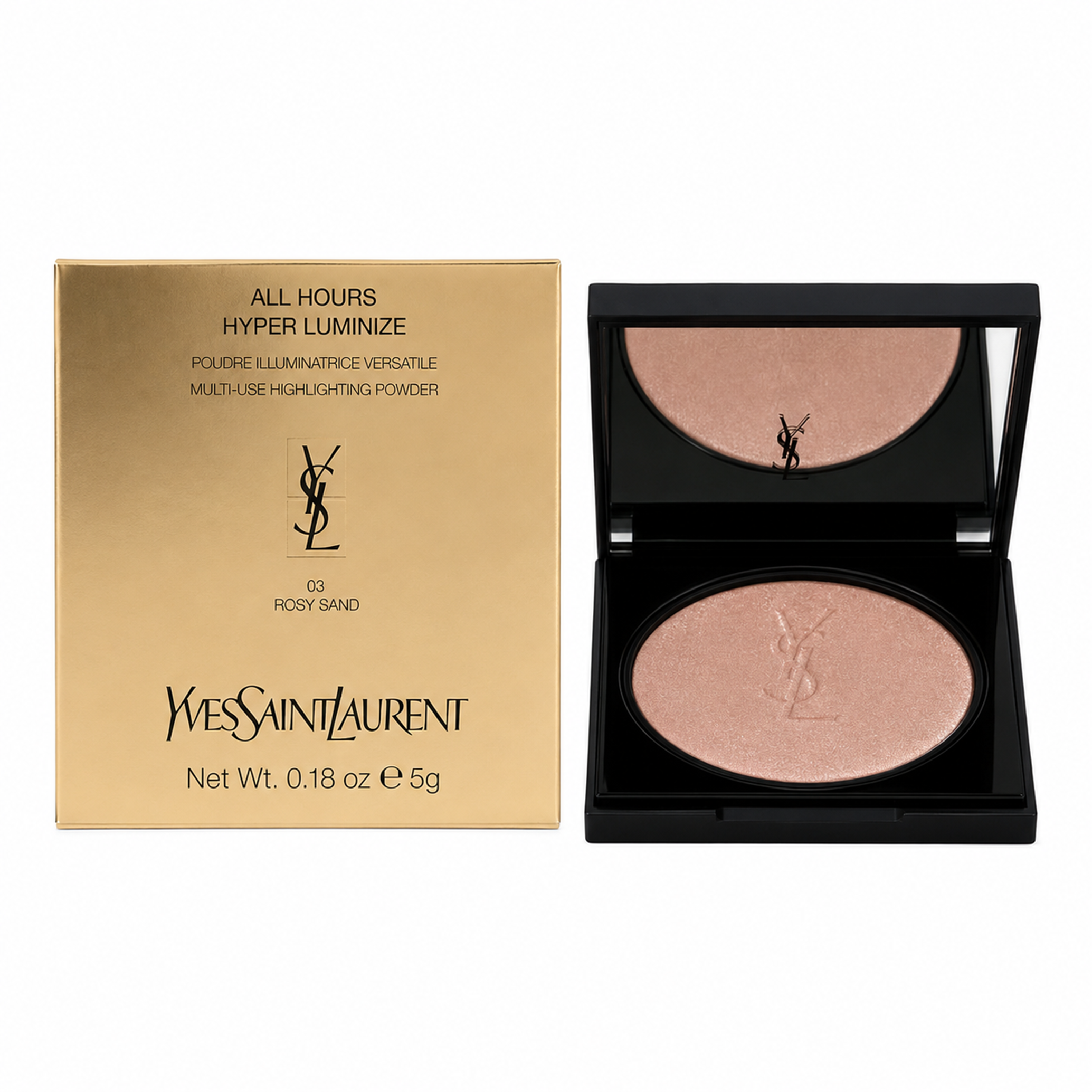 Yves Saint Laurent All Hours Hyper Luminize 03 Rosy Sand Light Honey Powder 5g