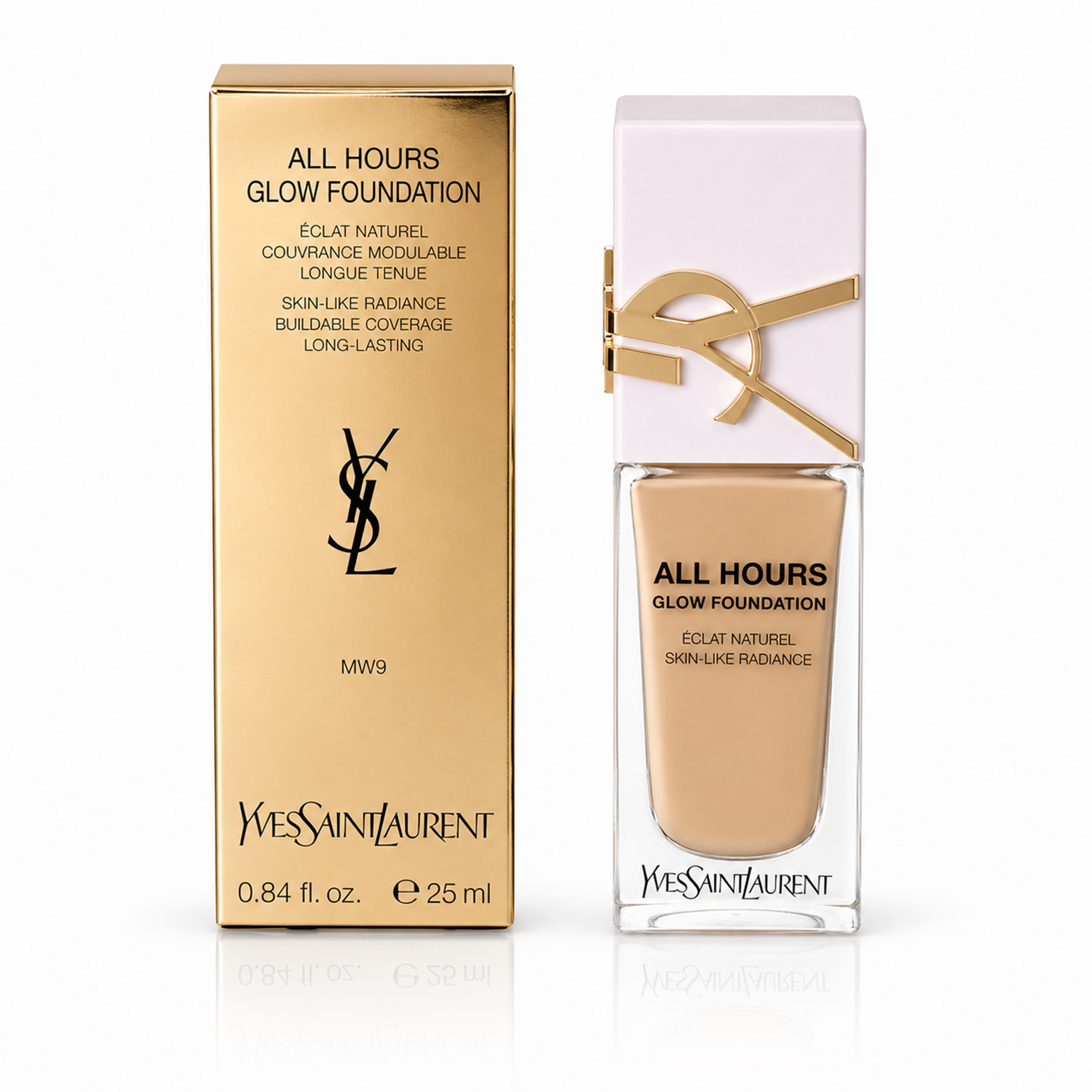Yves Saint Laurent All Hours Glow Foundation MW9 25ml
