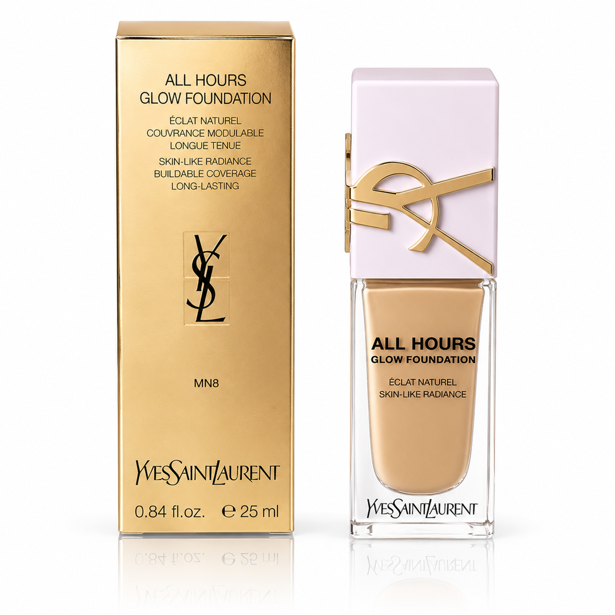 Yves Saint Laurent All Hours Glow Foundation MN8 25ml