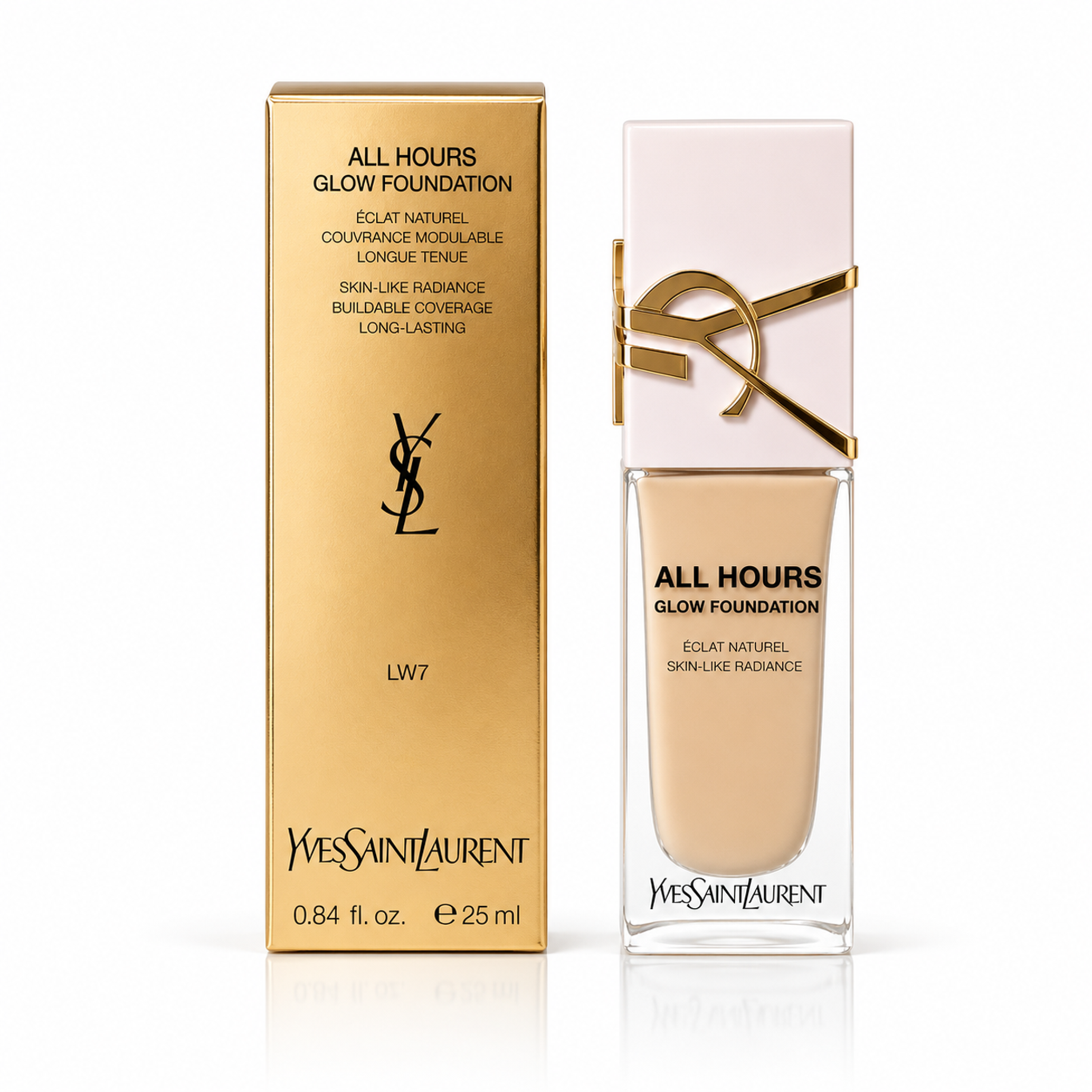 Yves Saint Laurent All Hours Glow Foundation LW7 25ml