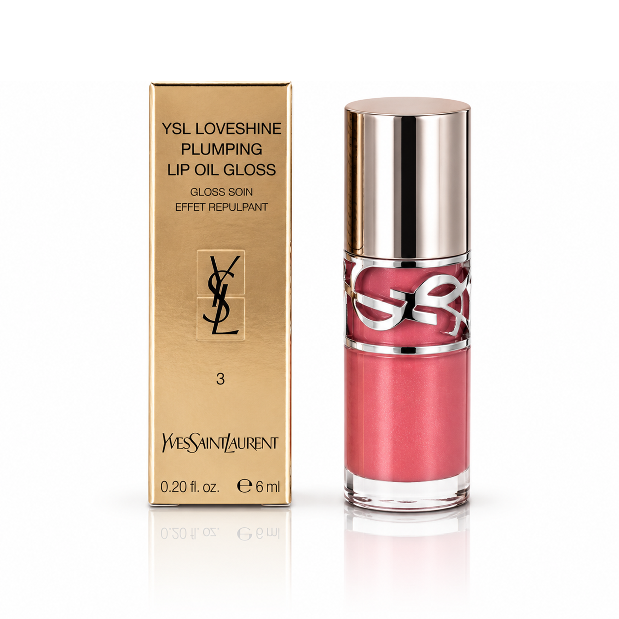 Yves Saint Laurent Loveshine Plumping 3 Lip Oil Gloss 6ml