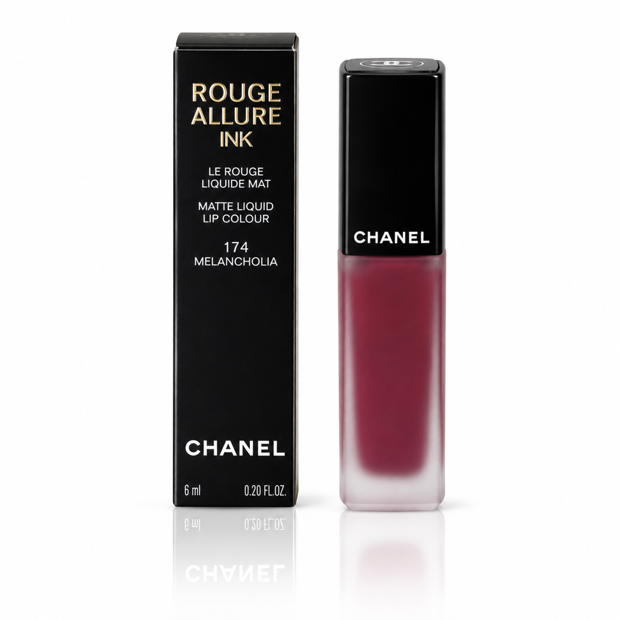 Chanel Rouge Allure Ink Matte Liquid Lip Colour Lipgloss 174 Melancholia 6 ml