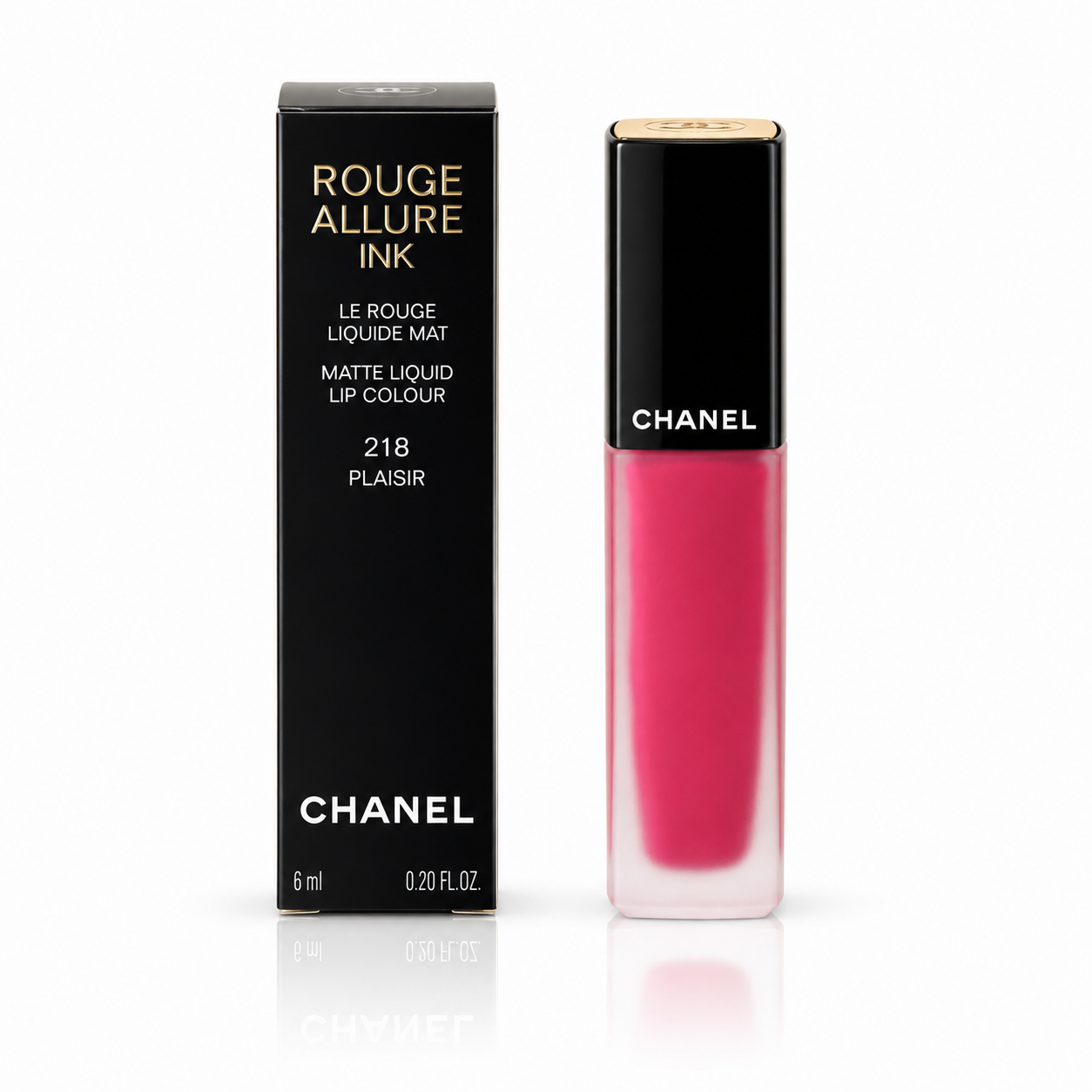 Chanel Rouge Allure Ink Matte Liquid Lip Colour Lipgloss 218 Plaisir 6 ml