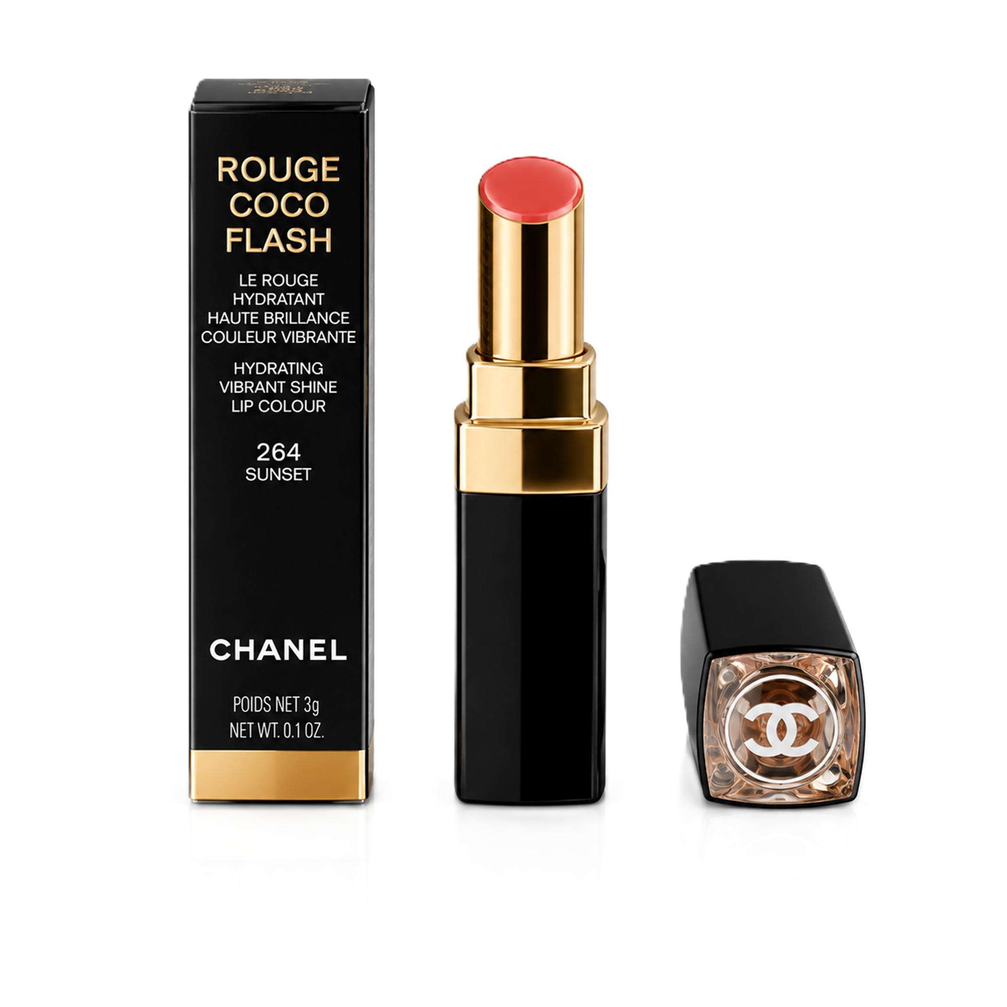 Chanel Rouge Coco Flash Lip Colour 264 Sunset 3g