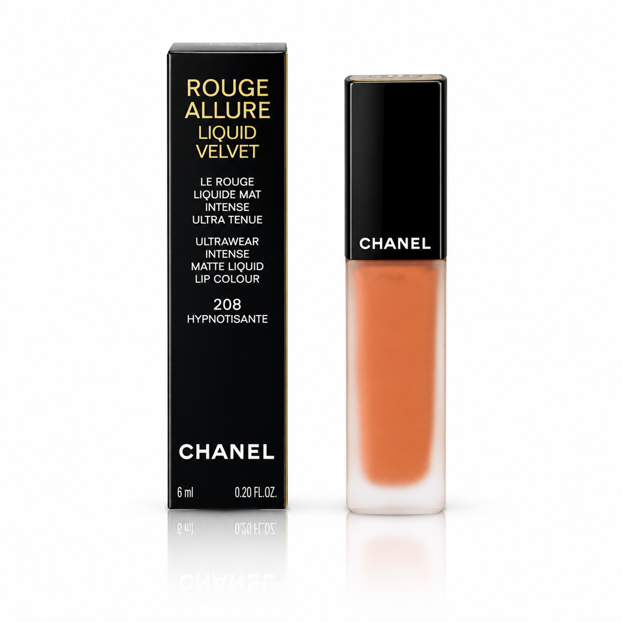 Chanel Rouge Allure Liquid Velvet Matte Liquid Lip Colour Lipgloss 208 Hypnotisante 6 ml