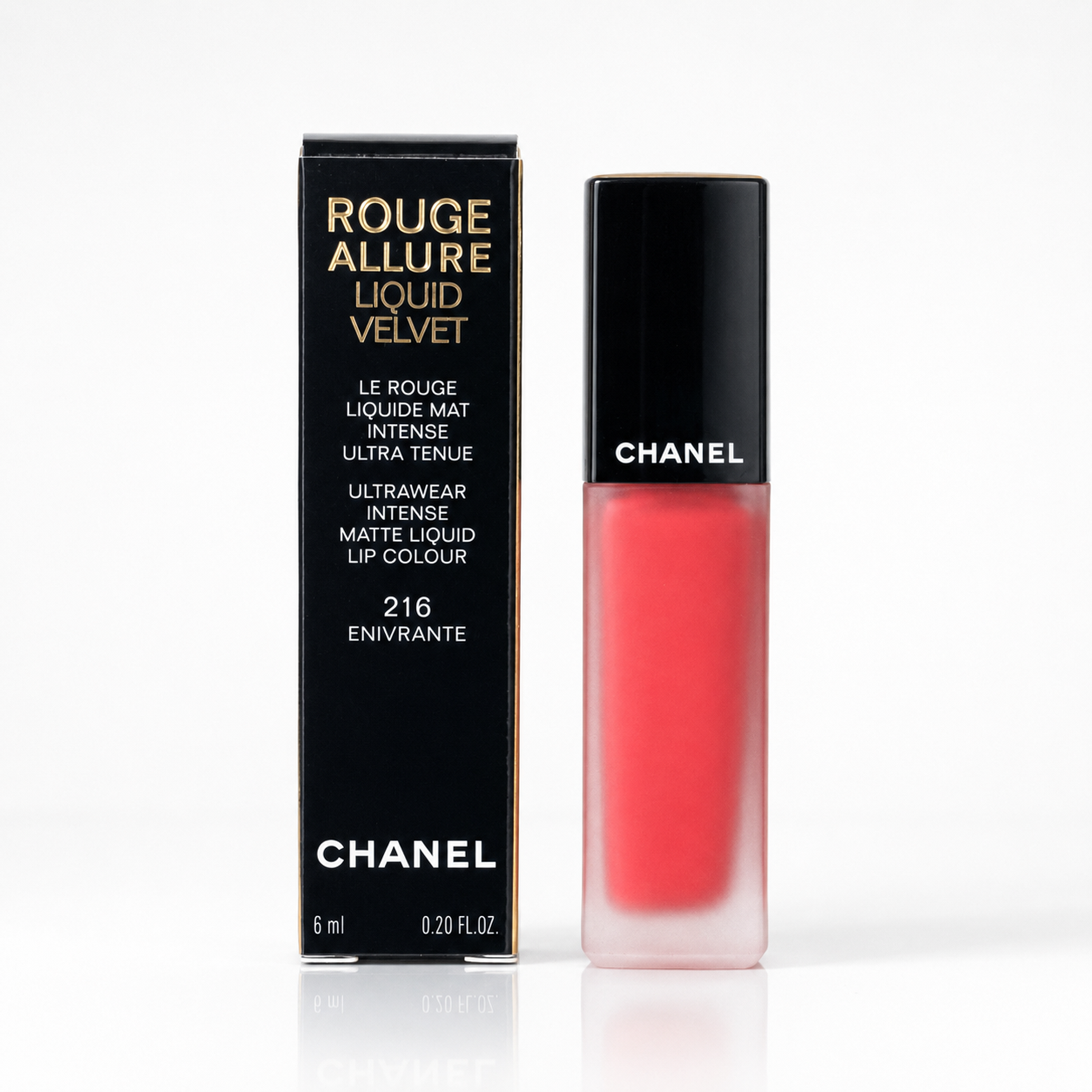 Chanel Rouge Allure Liquid Velvet Matte Liquid Lip Colour Lipgloss 216 Enivrante 6 ml