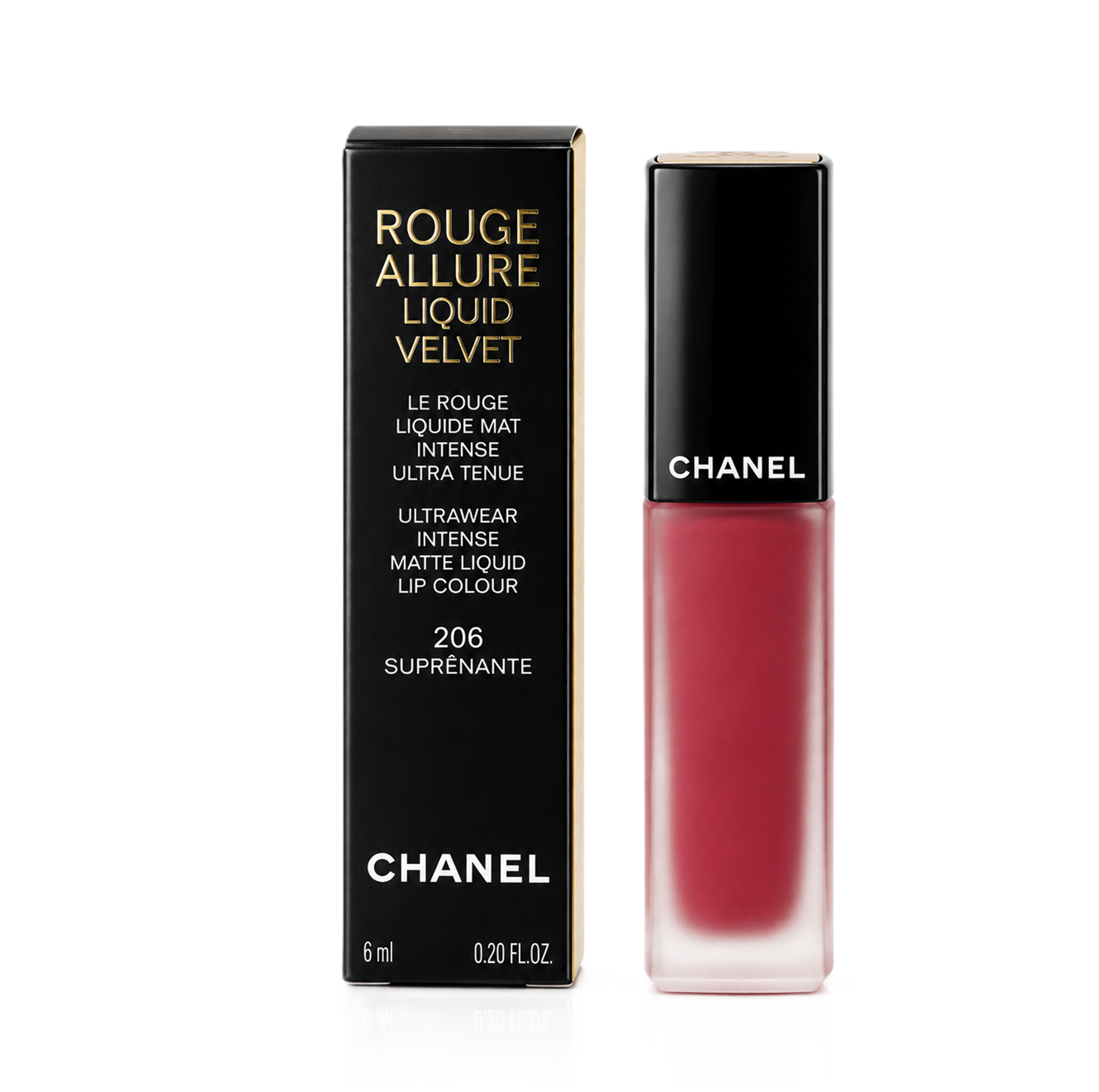 Chanel Rouge Allure Liquid Velvet Matte Liquid Lip Colour Lipgloss  206 Surprenante 6 ml