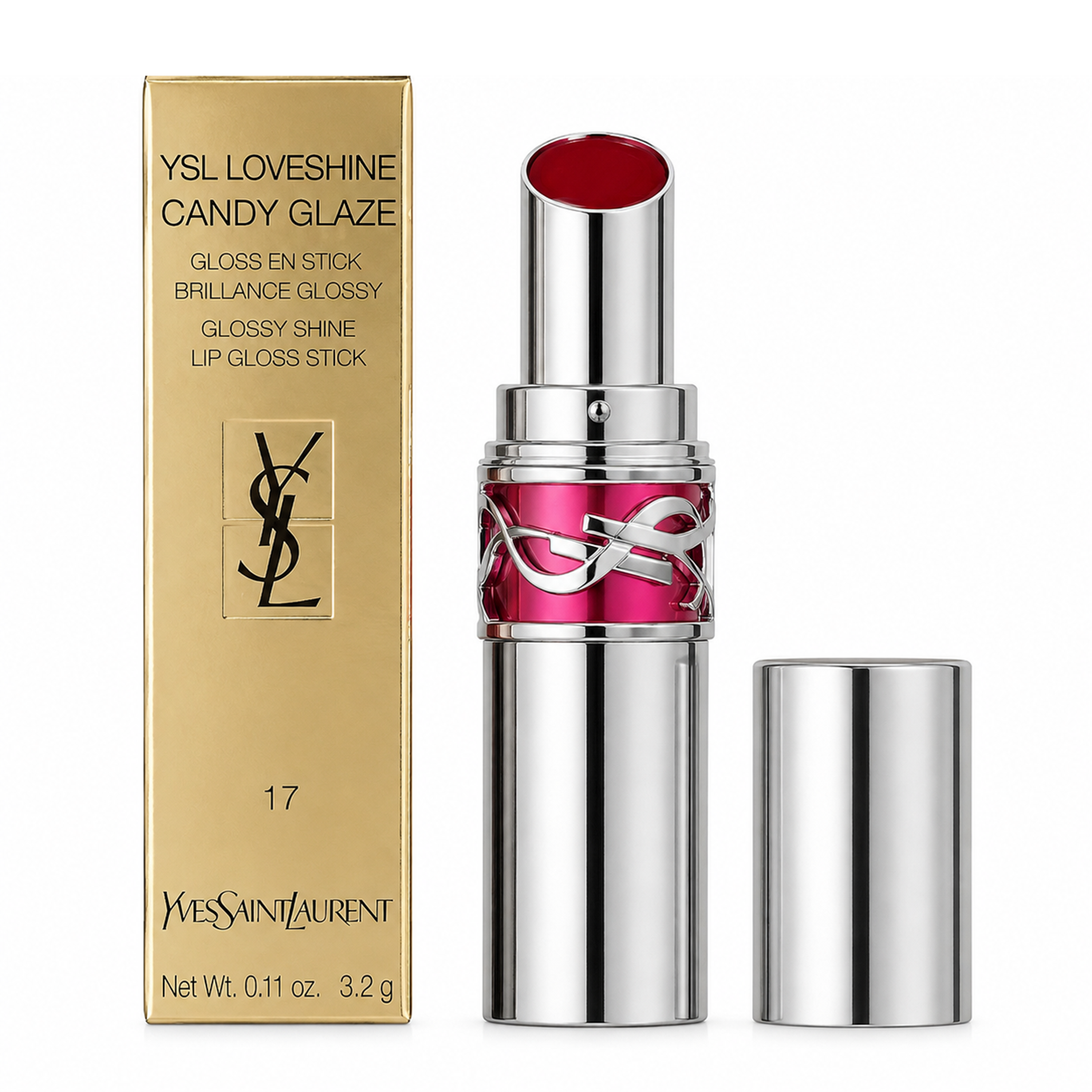 Yves Saint Laurent Loveshine Candy Glaze 17 Glosy Shine Lip Gloss Stick 3,2g