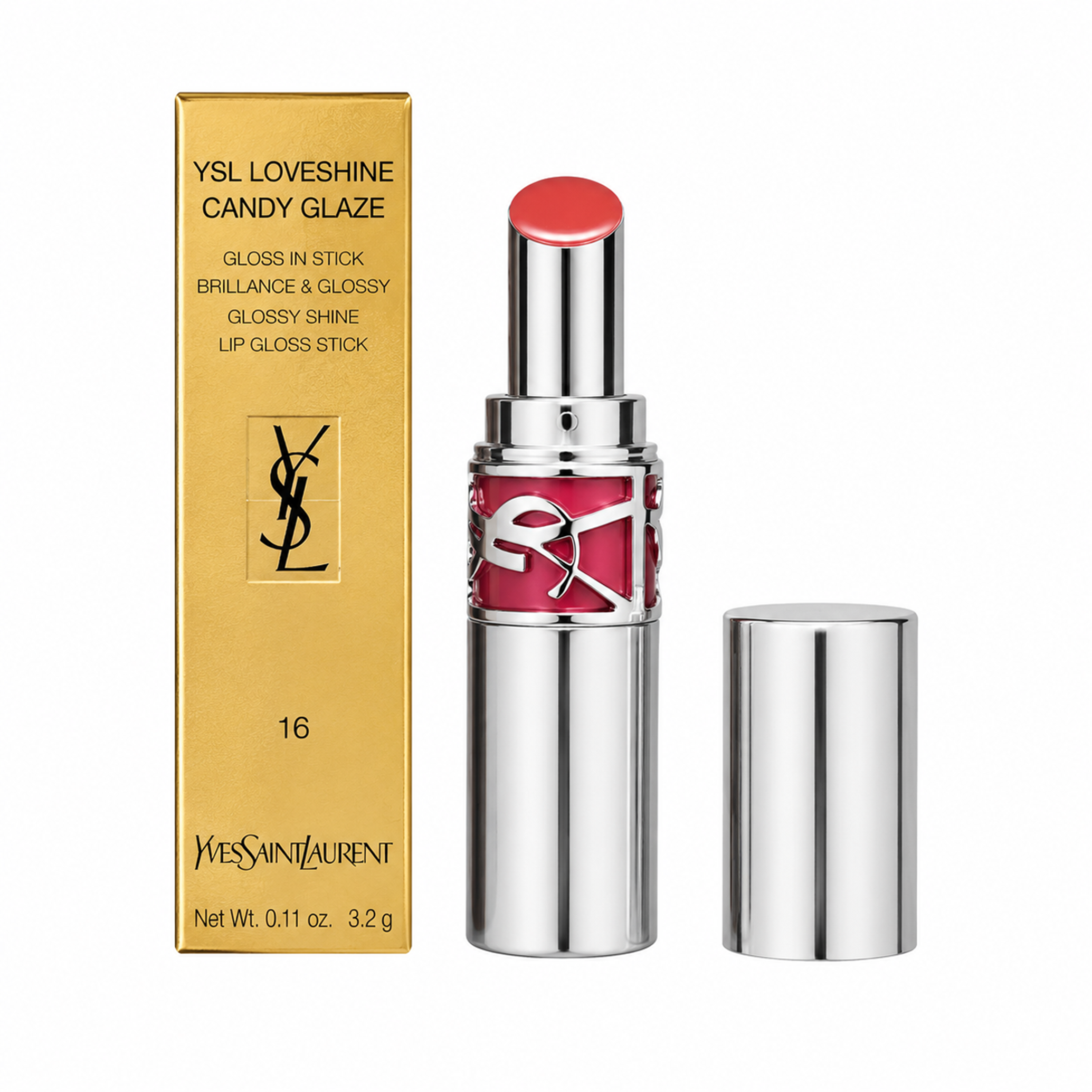 Yves Saint Laurent Loveshine Candy Glaze 16 Glosy Shine Lip Gloss Stick 3,2g