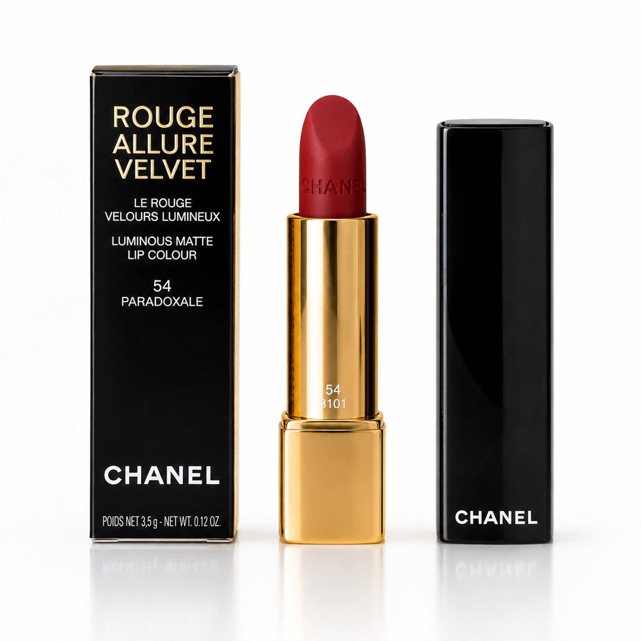 Chanel Rouge Allure Velvet 54 Paradoxale Lippenstift Lip Colour 3.5g