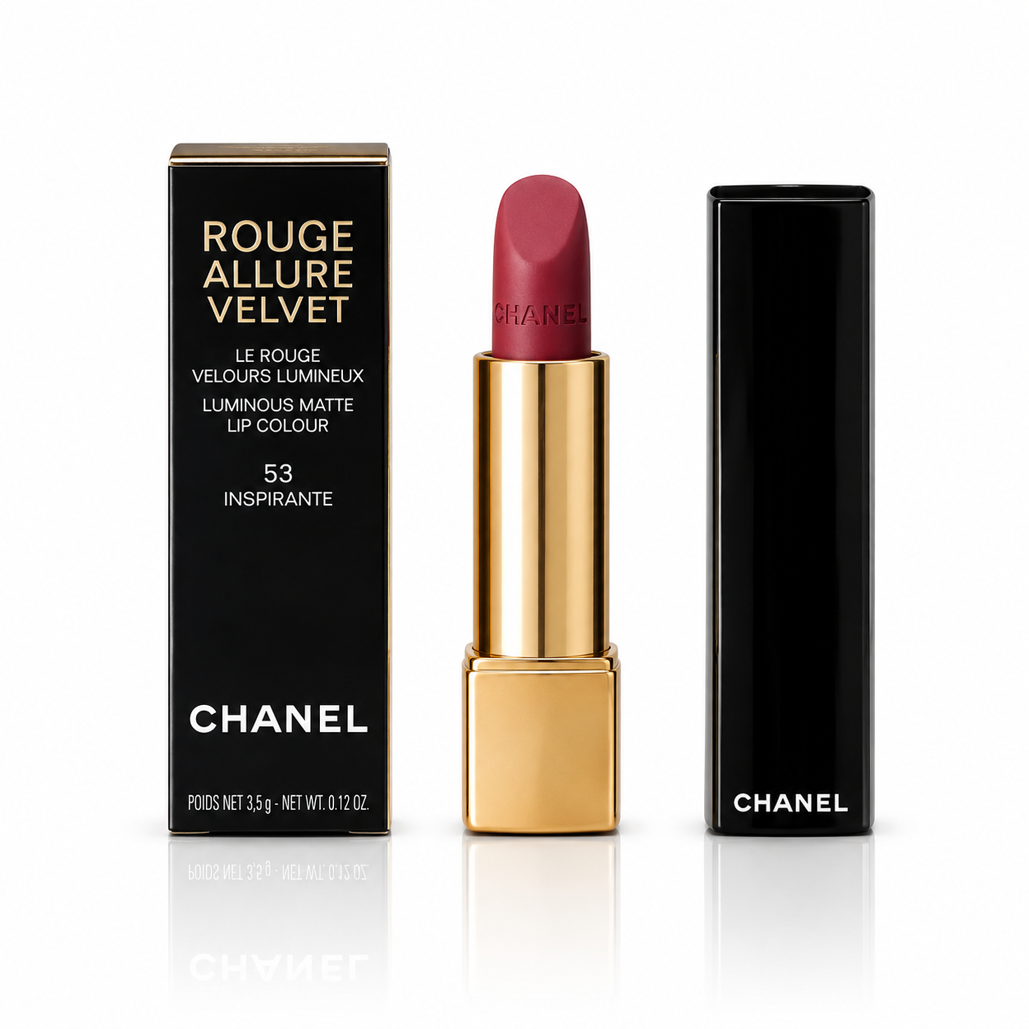 Chanel Rouge Allure Velvet 53 Inspirante Lippenstift Lip Colour 3.5g