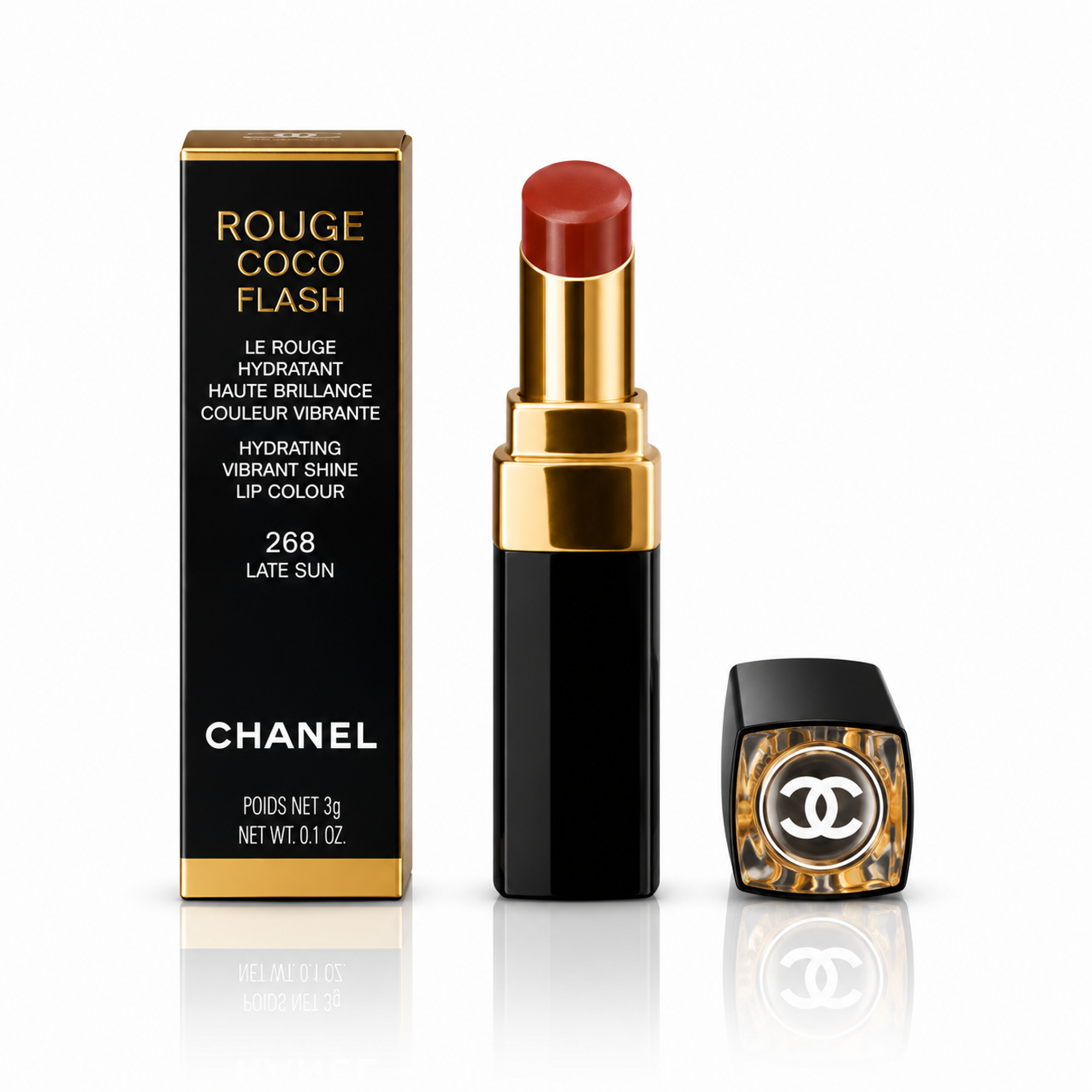 Chanel Rouge Coco Flash 268 Late Sun Lip Colour Lippenstift 3g