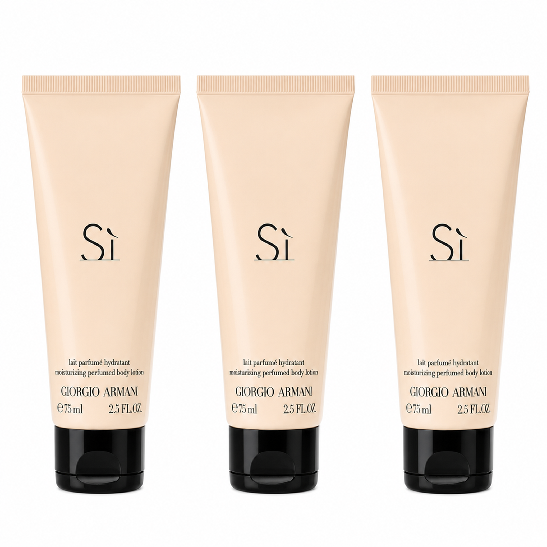 Giorgio Armani Si Perfumed Body Lotion 75ml 3 Stück (225ml)