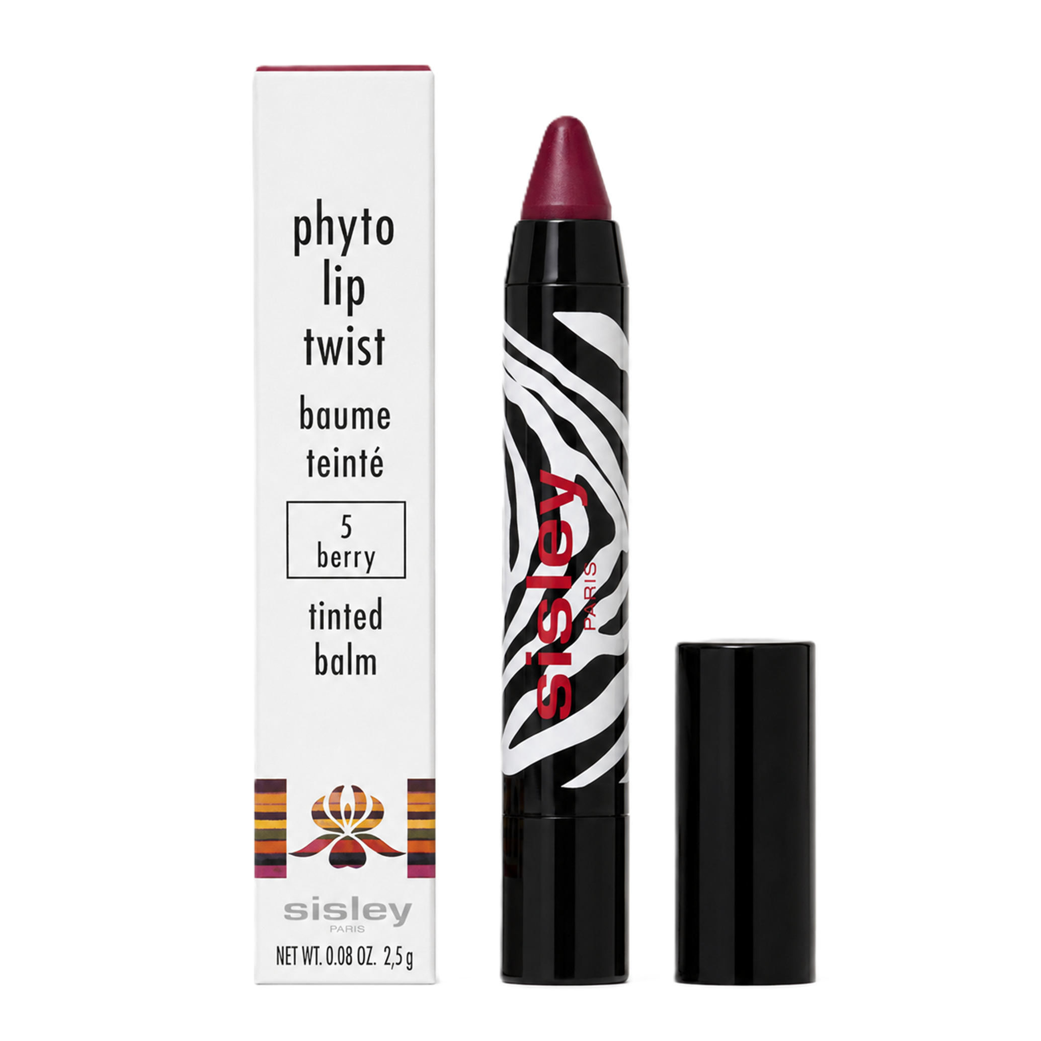 Sisley Phyto Lip Twist baume teinte 5 berry Tinted Balm Lippenbalsam  2,5g
