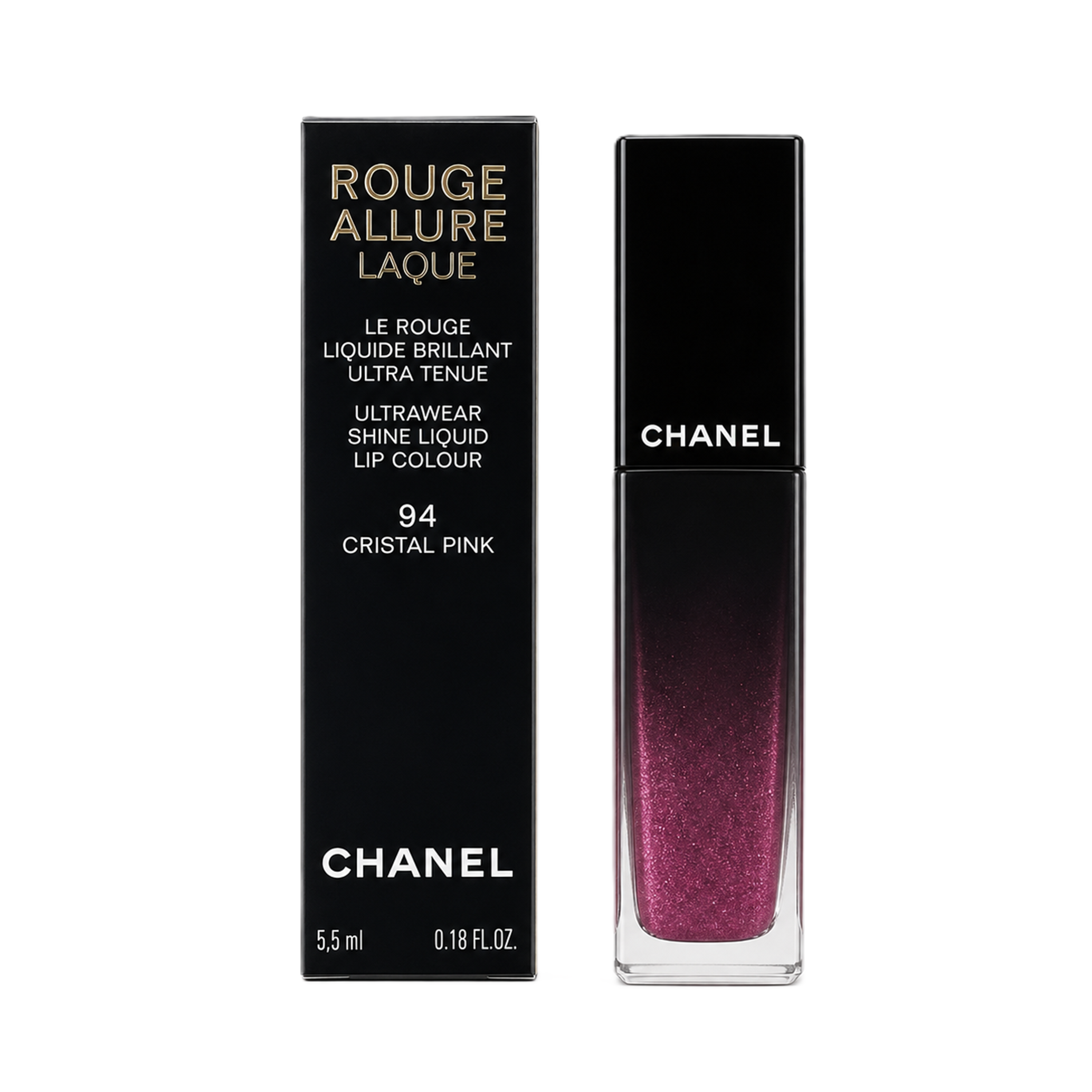 Chanel Rouge Allure Laque 94 Cristal Pink Lip Colour 5,5ml