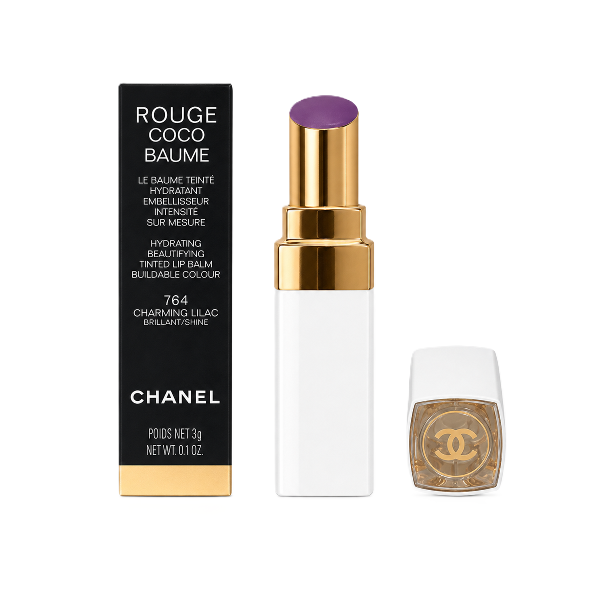 Chanel Rouge Coco Baume 764 Charming Lilac Lippenbalsam 3g