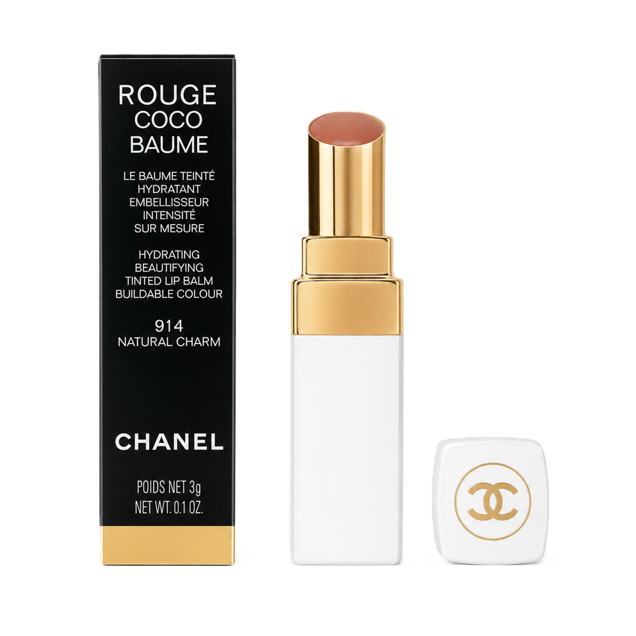 Chanel Rouge Coco Baume 914 Natural Charm Lippenbalsam 3g