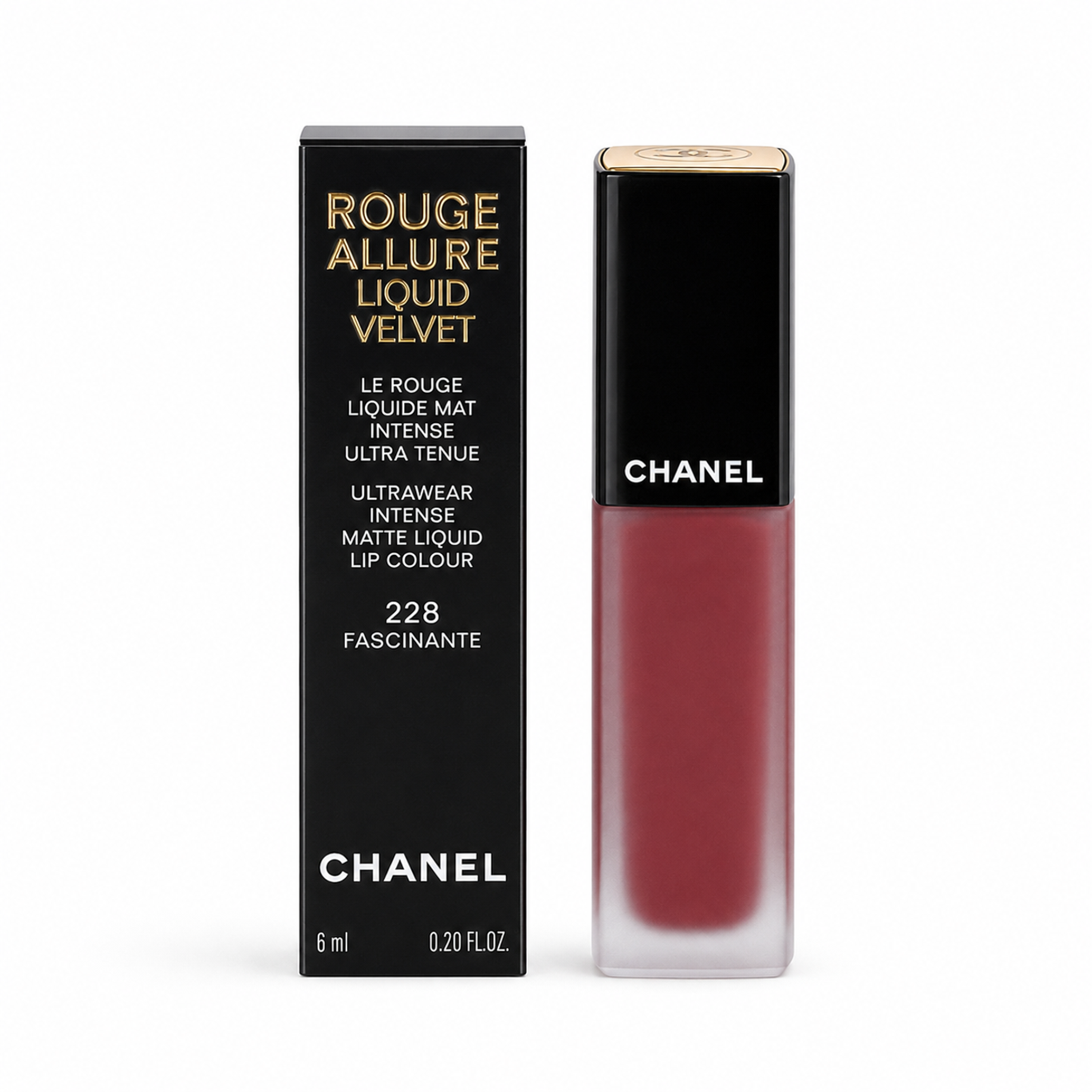 Chanel Rouge Allure Liquid Velvet Matte Liquid Lip Colour Lippenstift 228 Fascinante 6ml