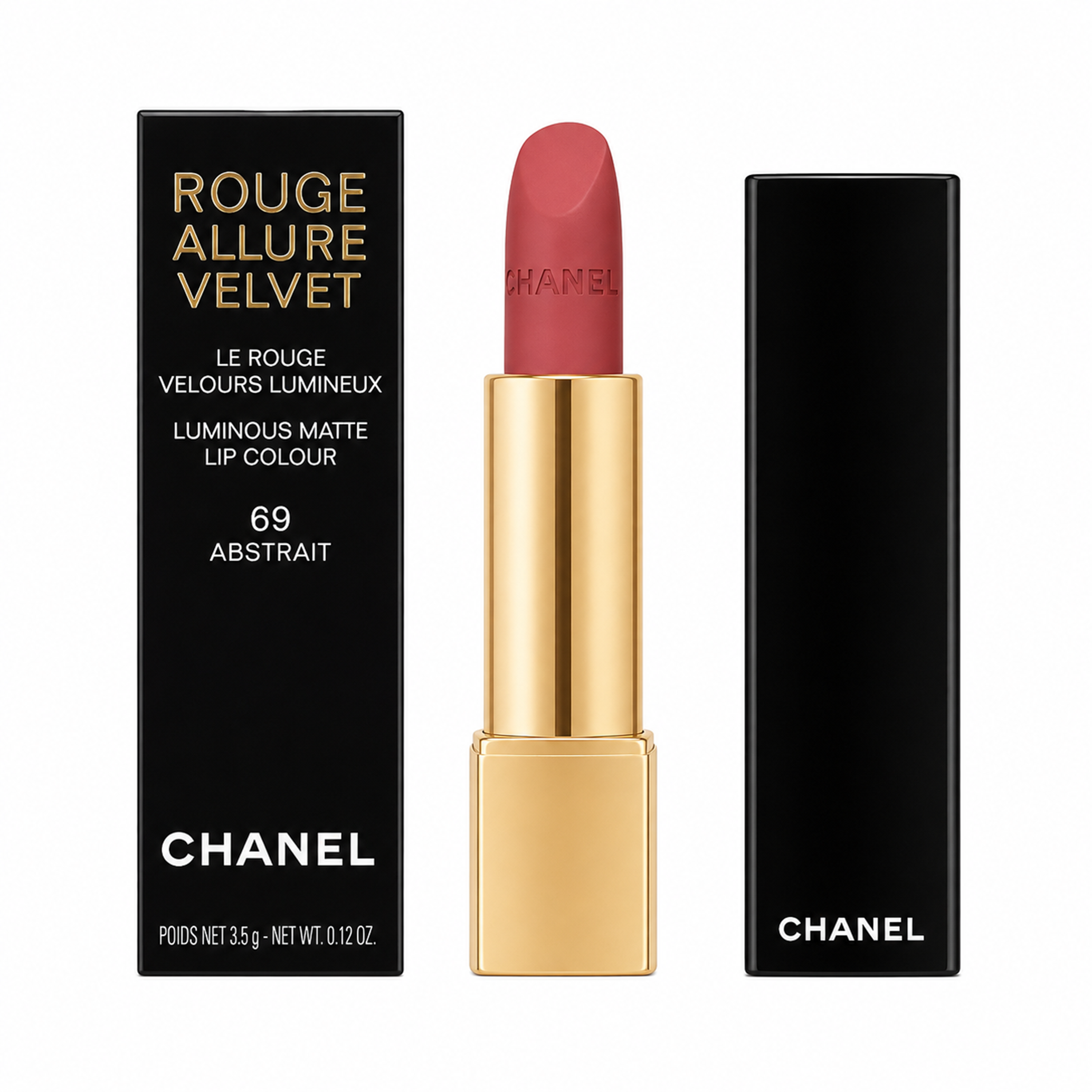 Chanel Rouge Allure Velvet 69 Abstrait Lip Colour Lippenstift 3,5g