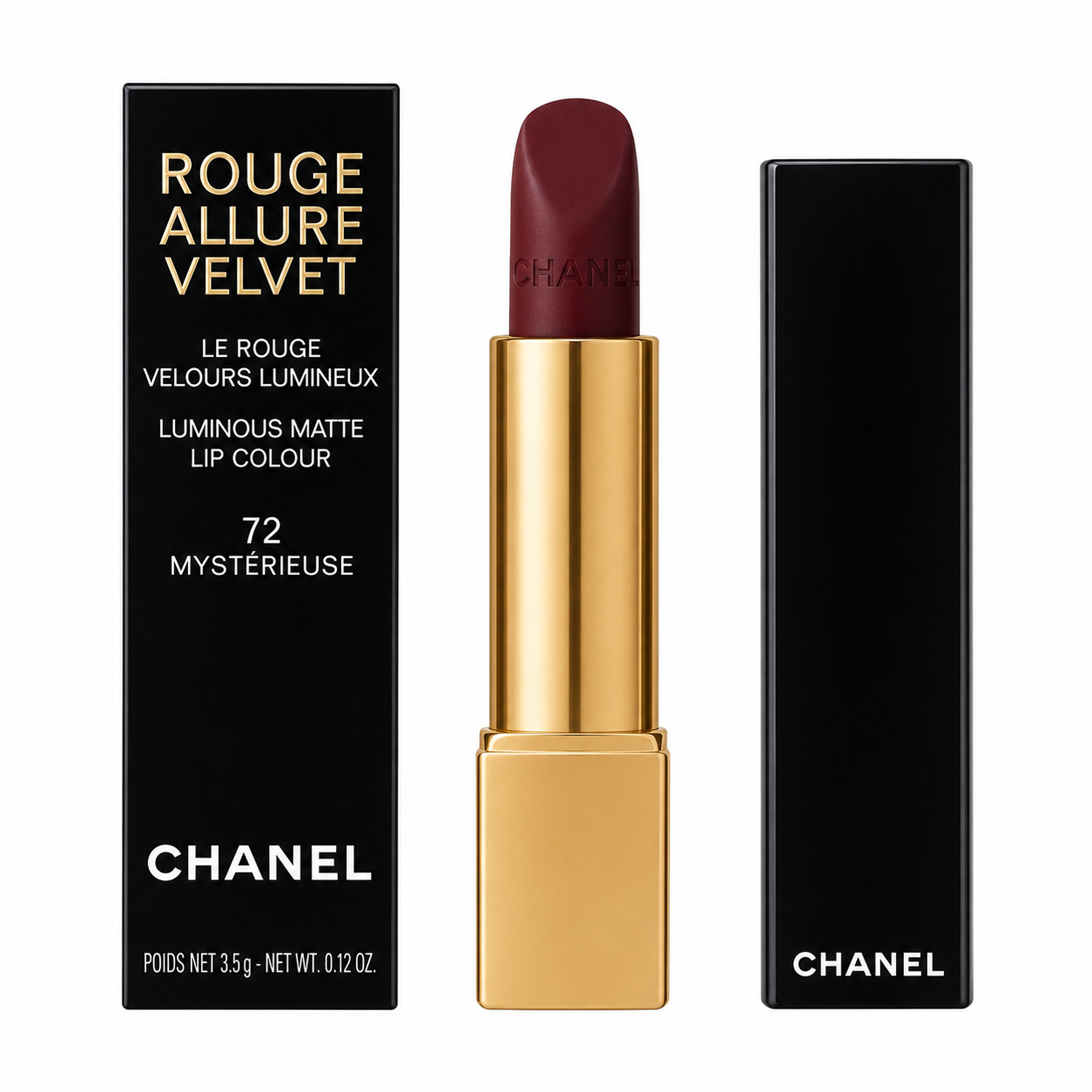 Chanel Rouge Allure Velvet 72 Mysterieuse Lip Colour Lippenstift 3,5g