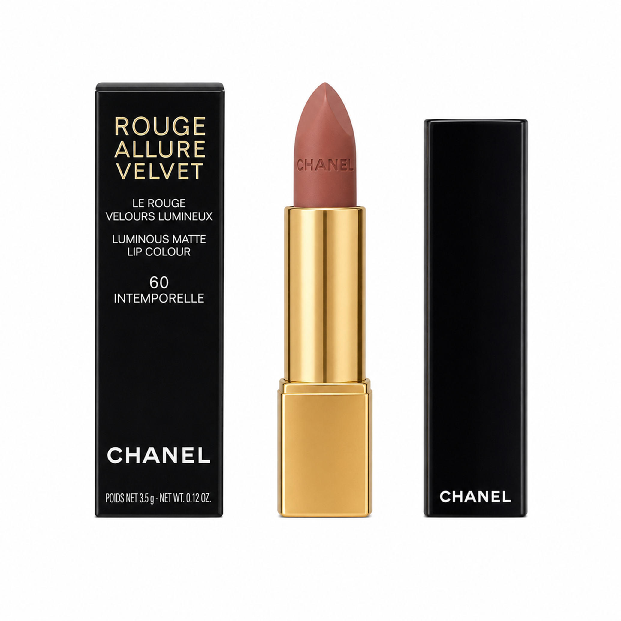 Chanel Rouge Allure Velvet 60 Intemporelle Lip Colour Lippenstift 3,5g