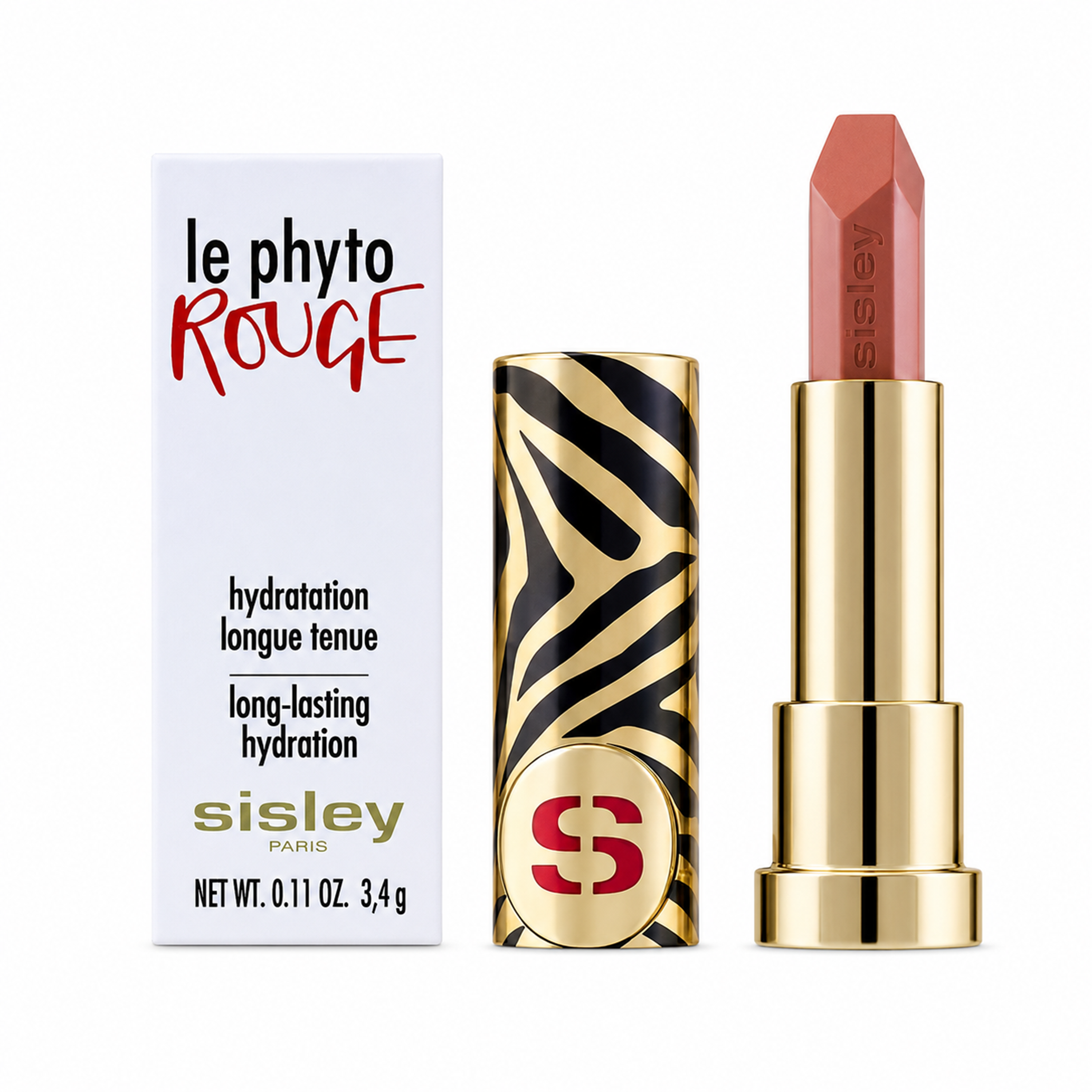 Sisley le phyto Rouge long-lasting hydration 10 jaipur Lippenstift 3,4g