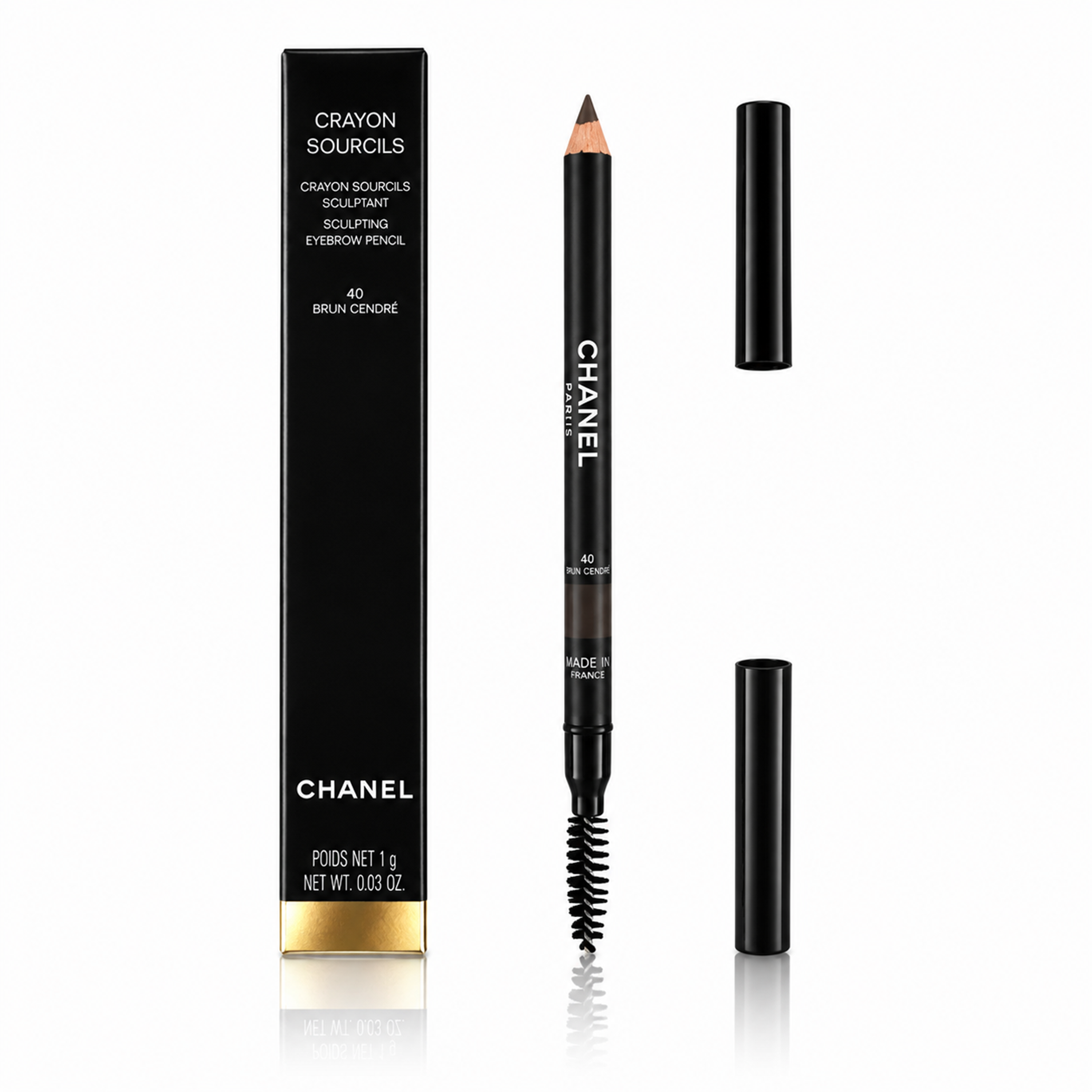 Chanel Crayon Sourcils 40 Brun Cendre Eyebrow Pencil 1g