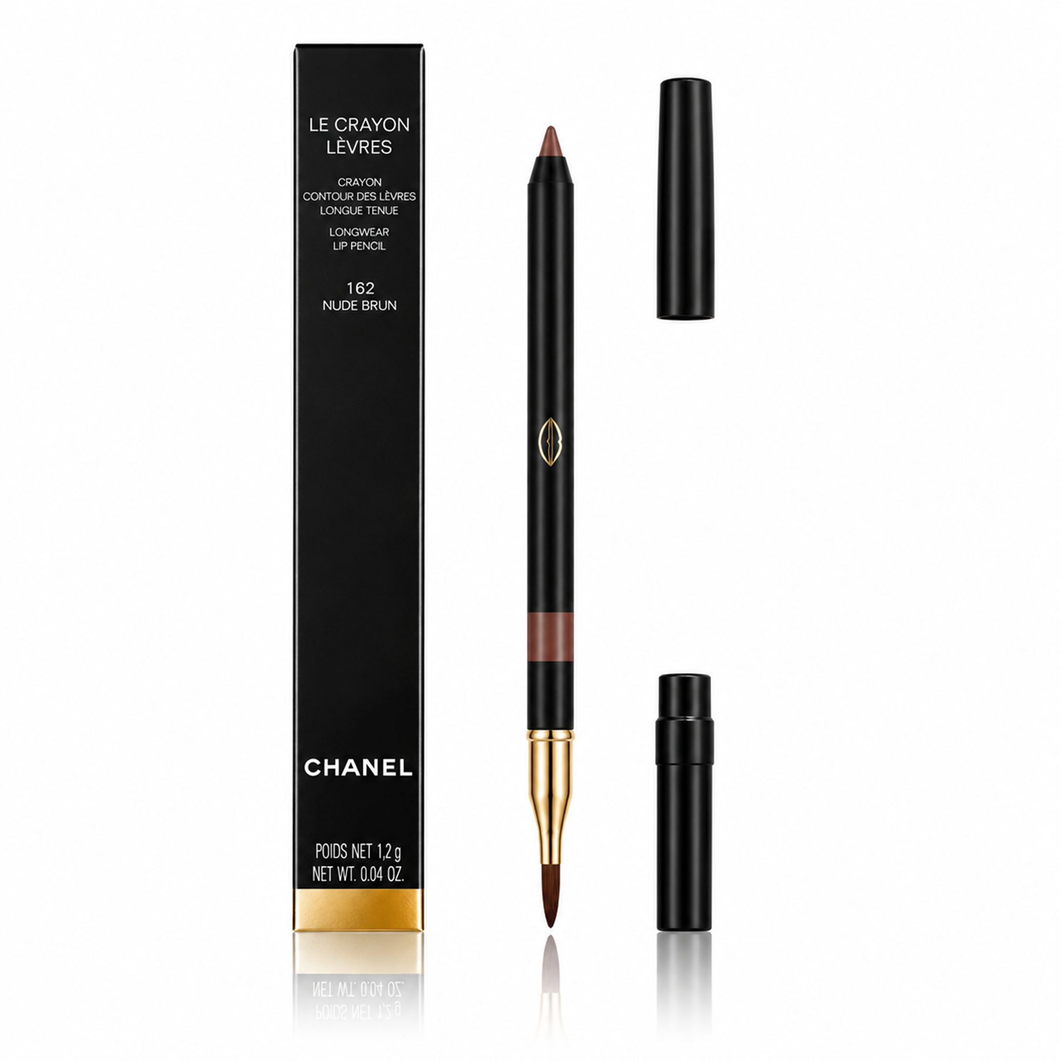 Chanel Le Crayon Lèvres Longwear 162 Nude Brun Pencil Lip Pencil 1,2g
