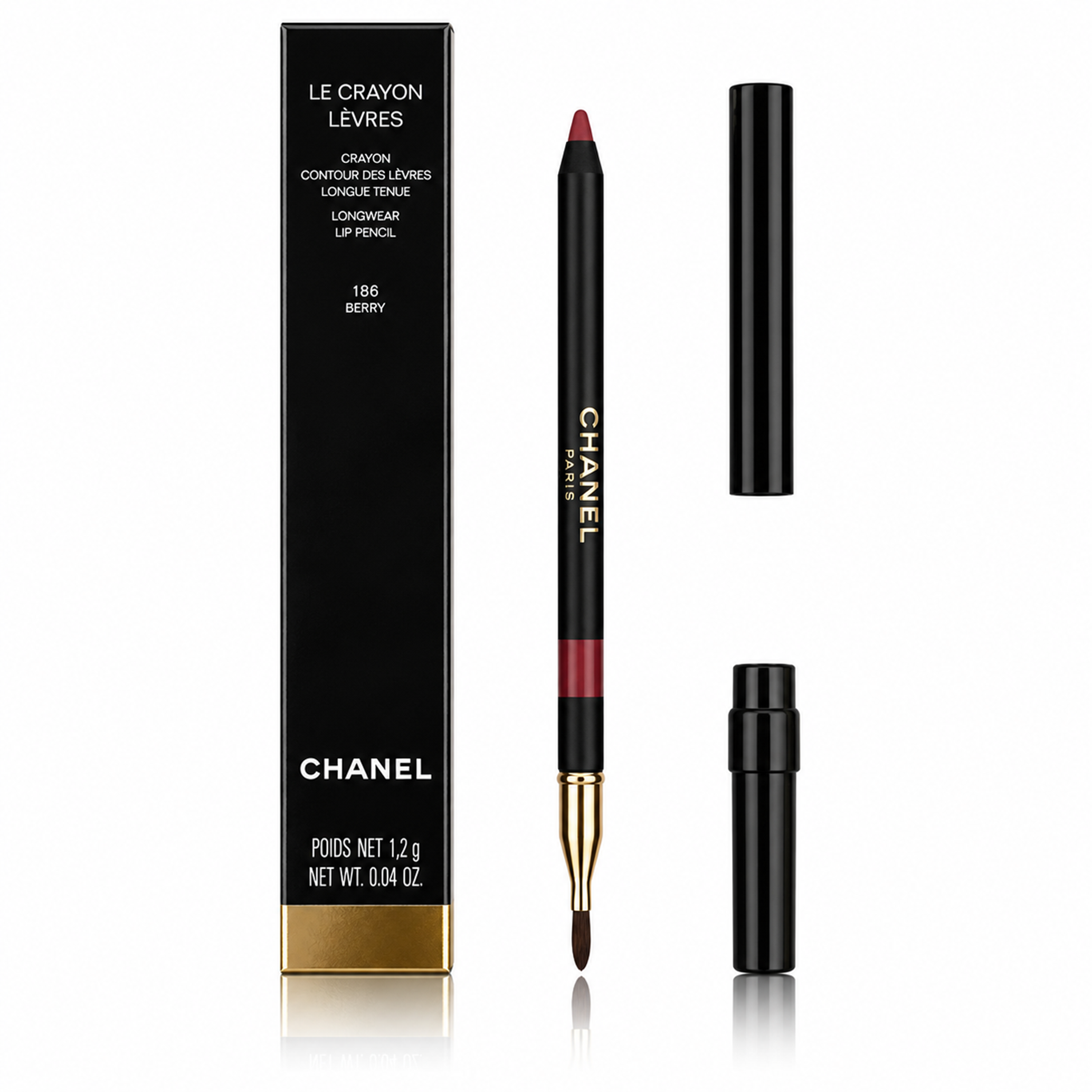 Chanel Le Crayon Lèvres Longwear 186 Berry Pencil Lip Pencil 1,2g
