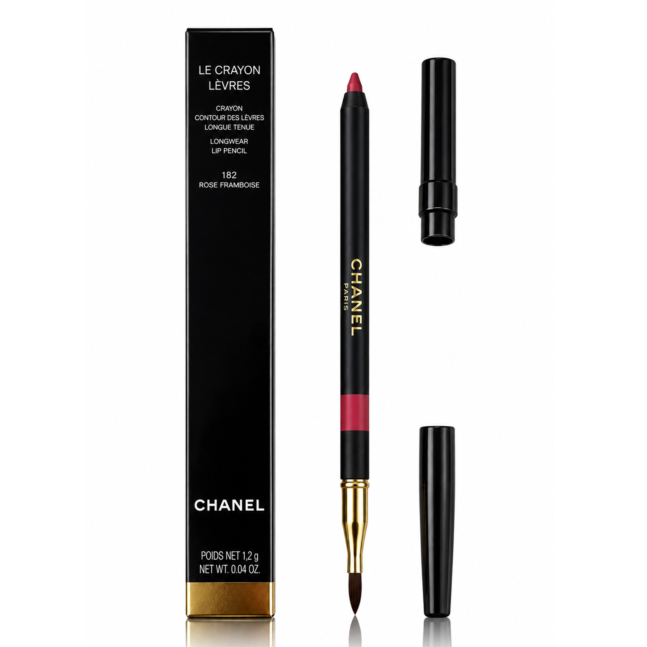Chanel Le Crayon Lèvres Longwear 182 Rose Framboise Pencil Lip Pencil 1,2g