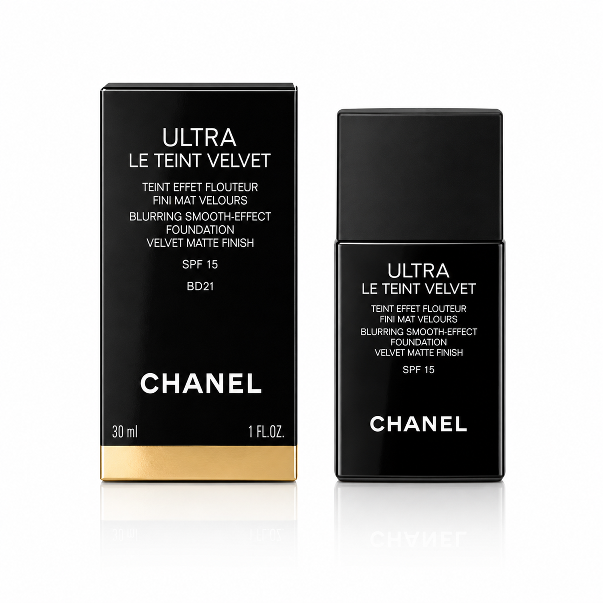 Chanel Ultra Le Teint Velvet SPF15 BD21 Velvet Matte Finish Foundation 30ml