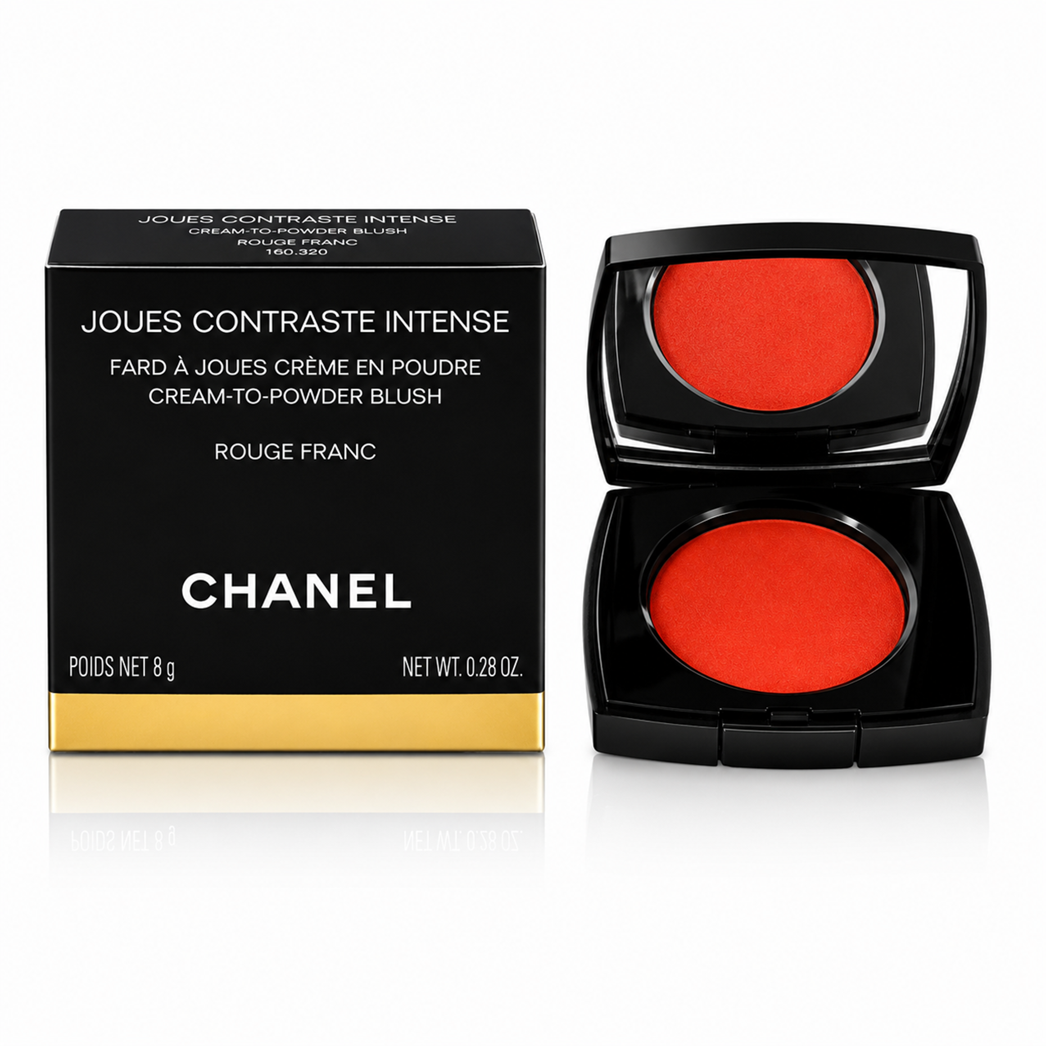 Chanel Joues Contraste Intense Rouge Franc Cream-To-Powder Blush  8g