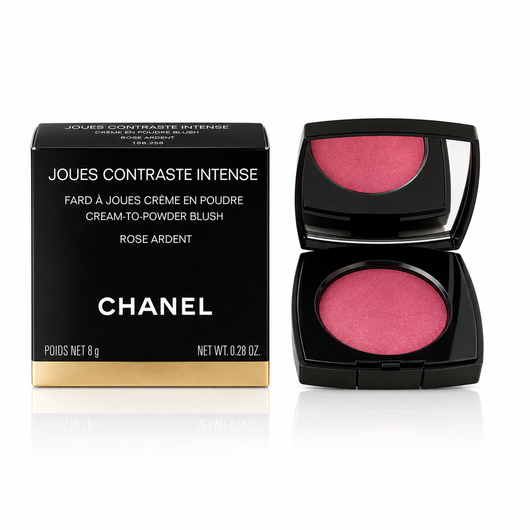 Chanel Joues Contraste Intense Rose Ardent Cream-To-Powder Blush  8g