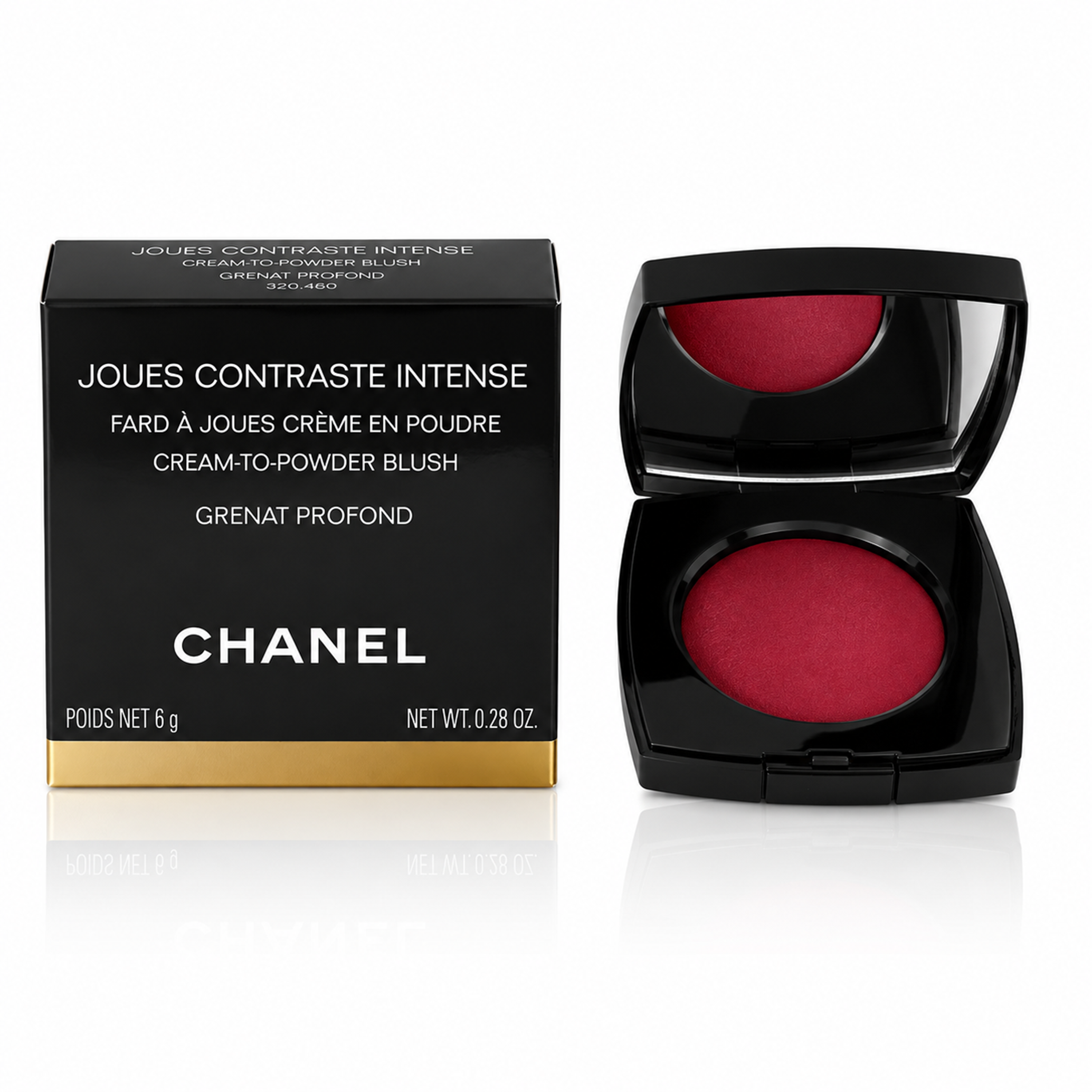 Chanel Joues Contraste Intense Grenat Profond Cream-To-Powder Blush  8g