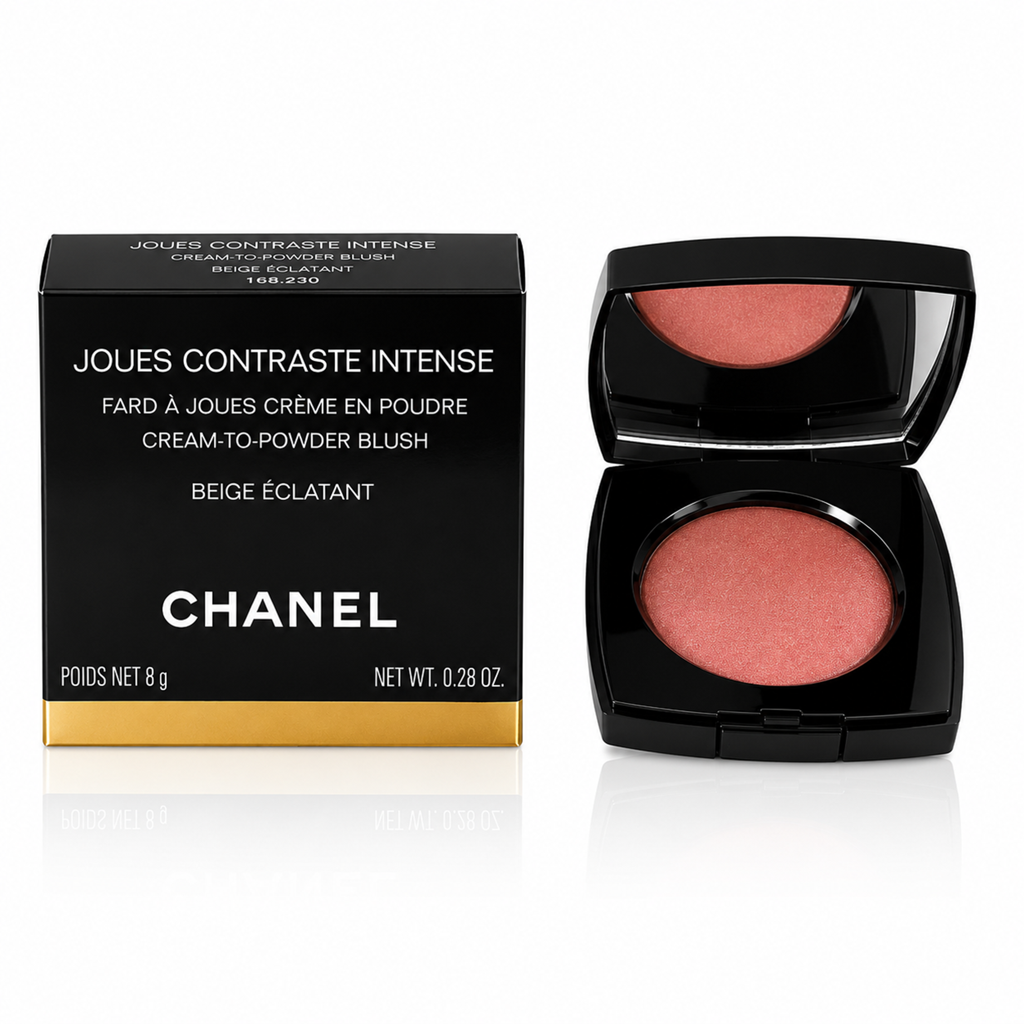 Chanel Joues Contraste Intense Beige Eclatant Cream-To-Powder Blush  8g