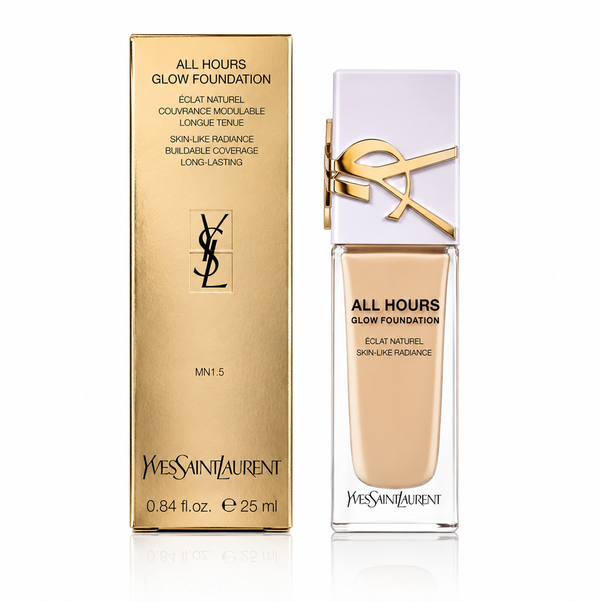 Yves Saint Laurent All Hours Glow MN1,5 Foundation 25ml
