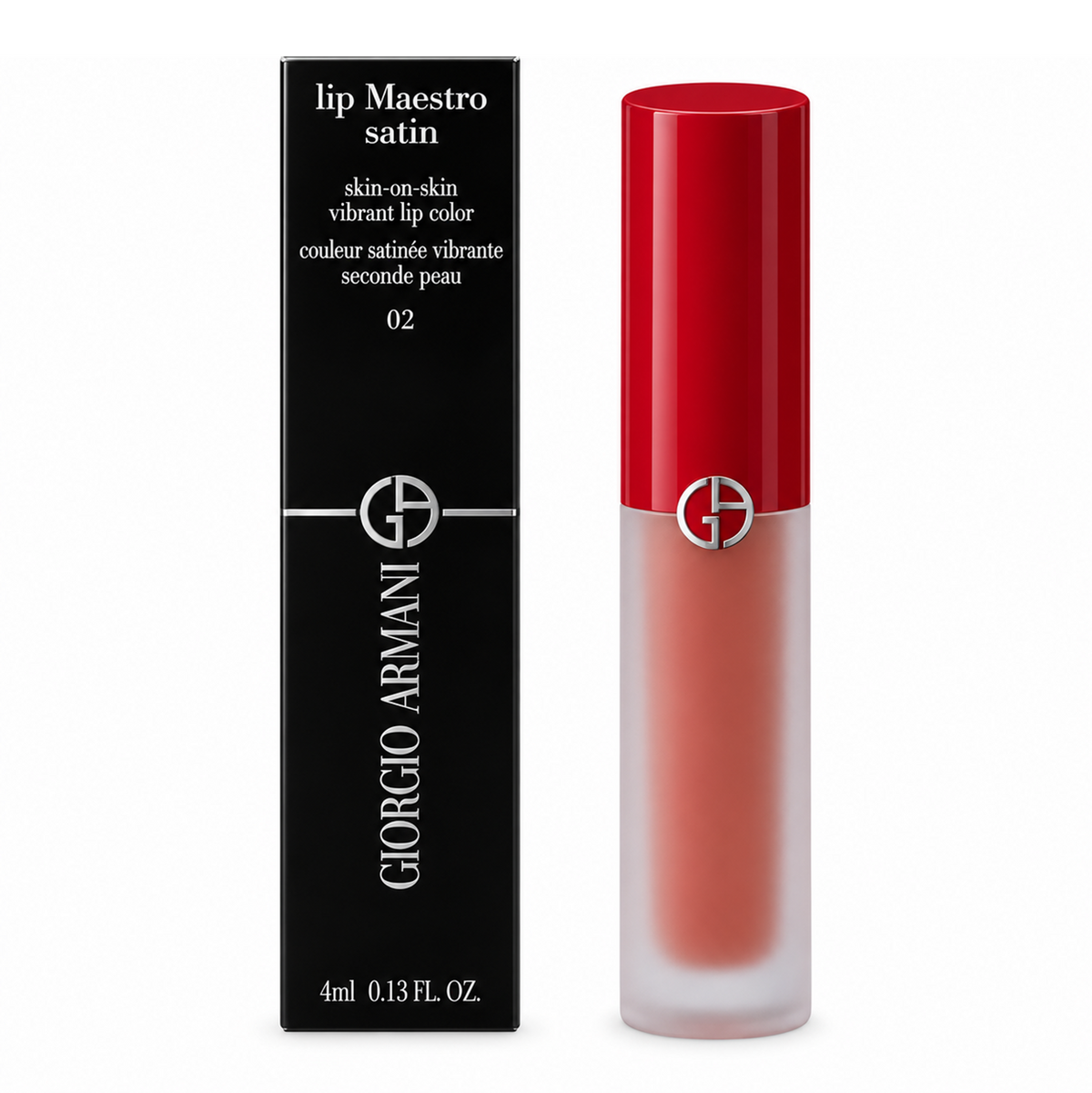 Giorgio Armani Lip Maestro satin Weekend 02 geraway lip color 4ml