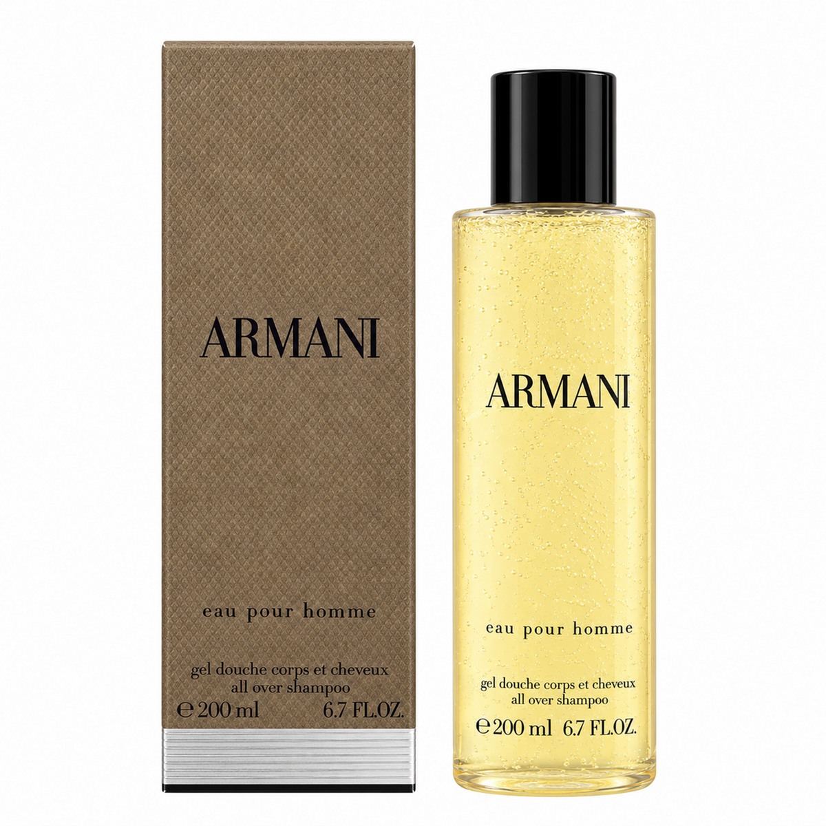 Armani Eau Homme Uomo all over Shampoo / Shower Gel 200ml