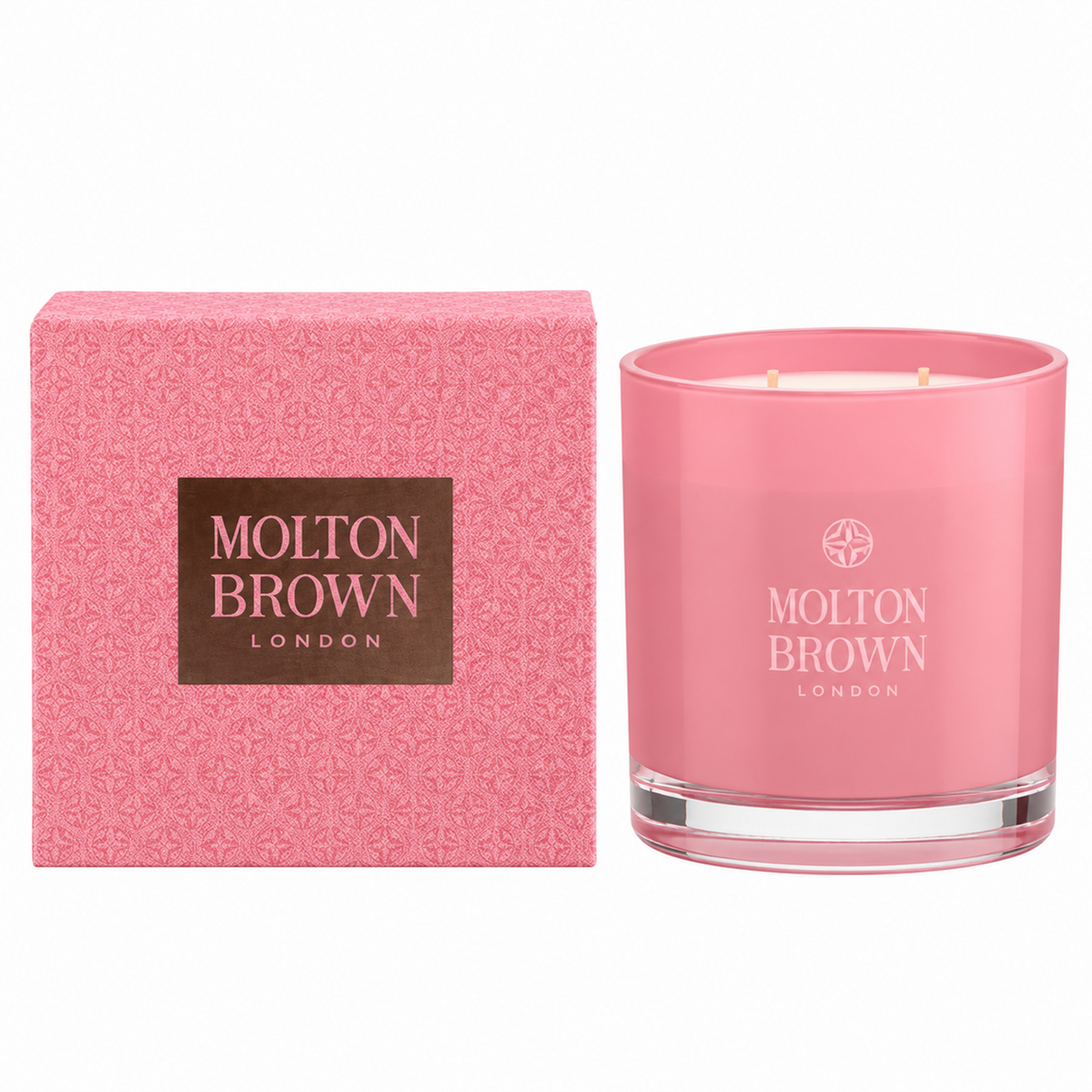 Molton Brown London Delicous Rhubarb & Rose Three Candle Kerze 480g