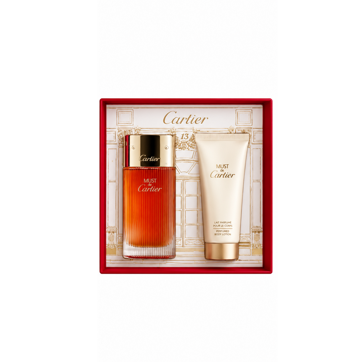 Cartier Must de Cartier Eau de Toilette 100ml + Body Cream 100ml