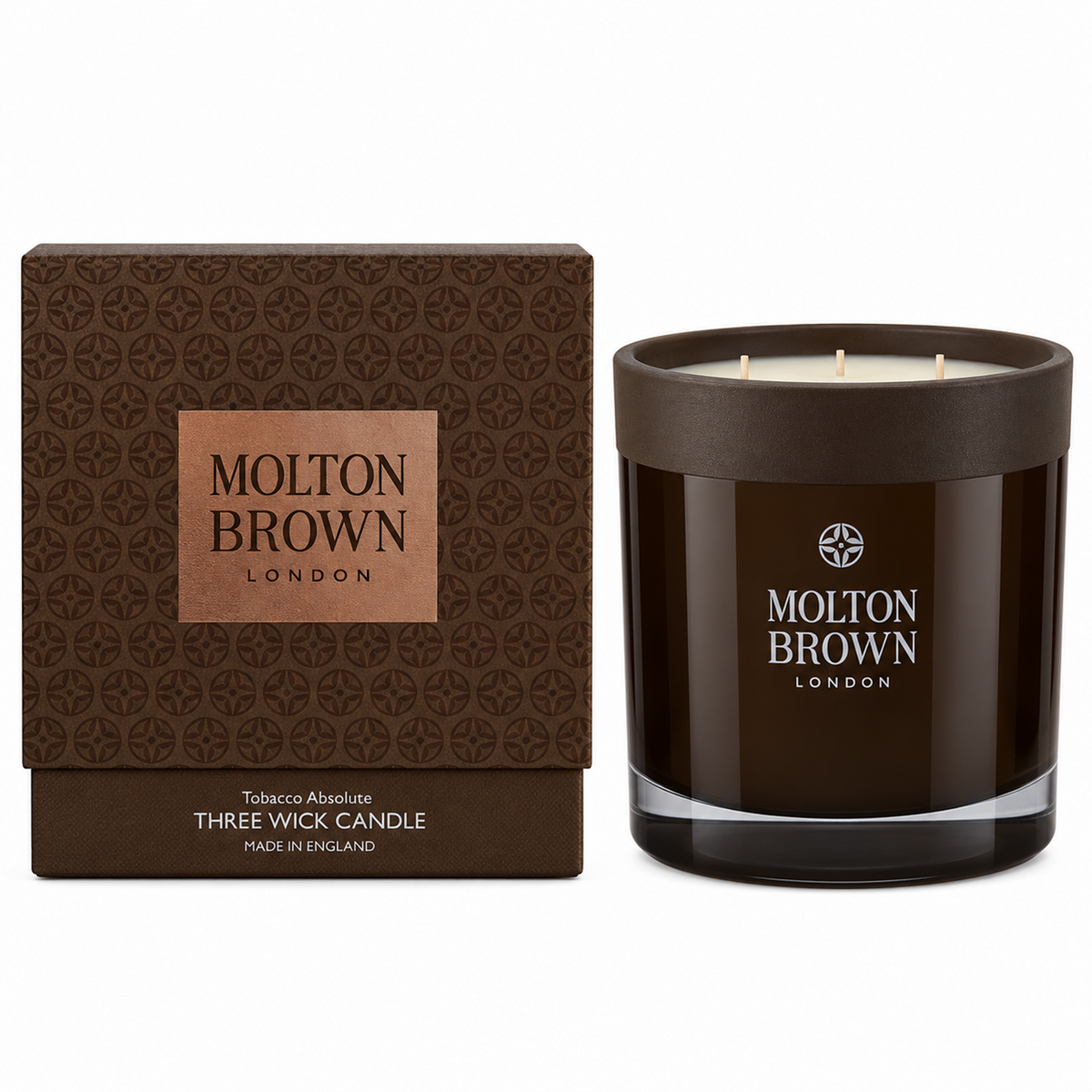 Molton Brown London Tobacco Absolute Three Candle Kerze 480g