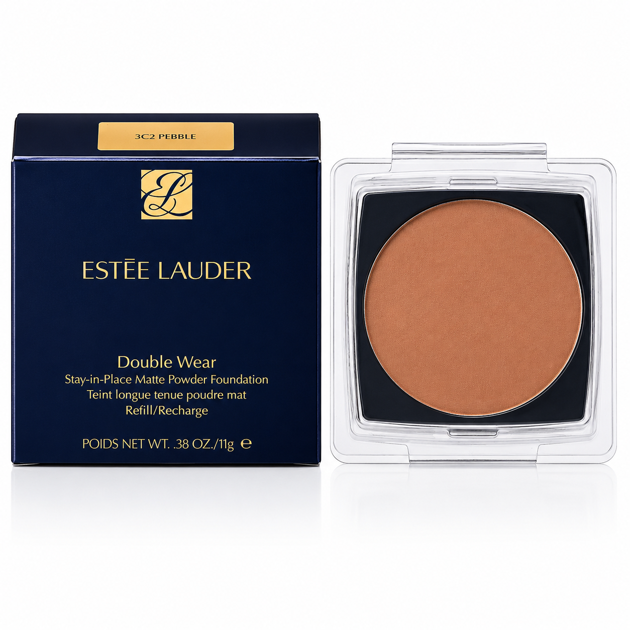 Estee Lauder Double Wear Stay-in-Place Matte Refill Foundation 3C2 Pebble