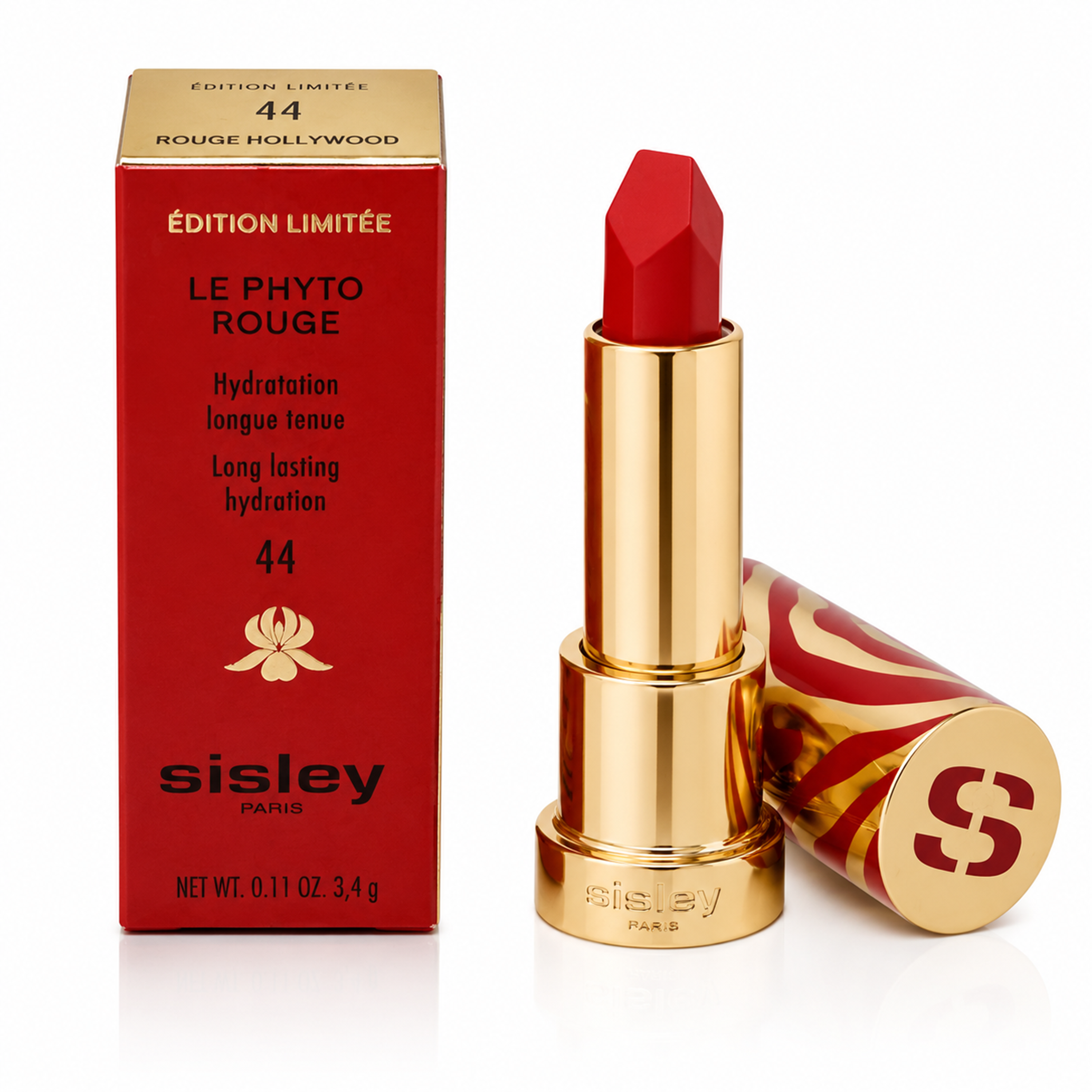 Sisley Le Phyto Rouge Hydration Lippenstift 3,4 g 44 rouge hollywood