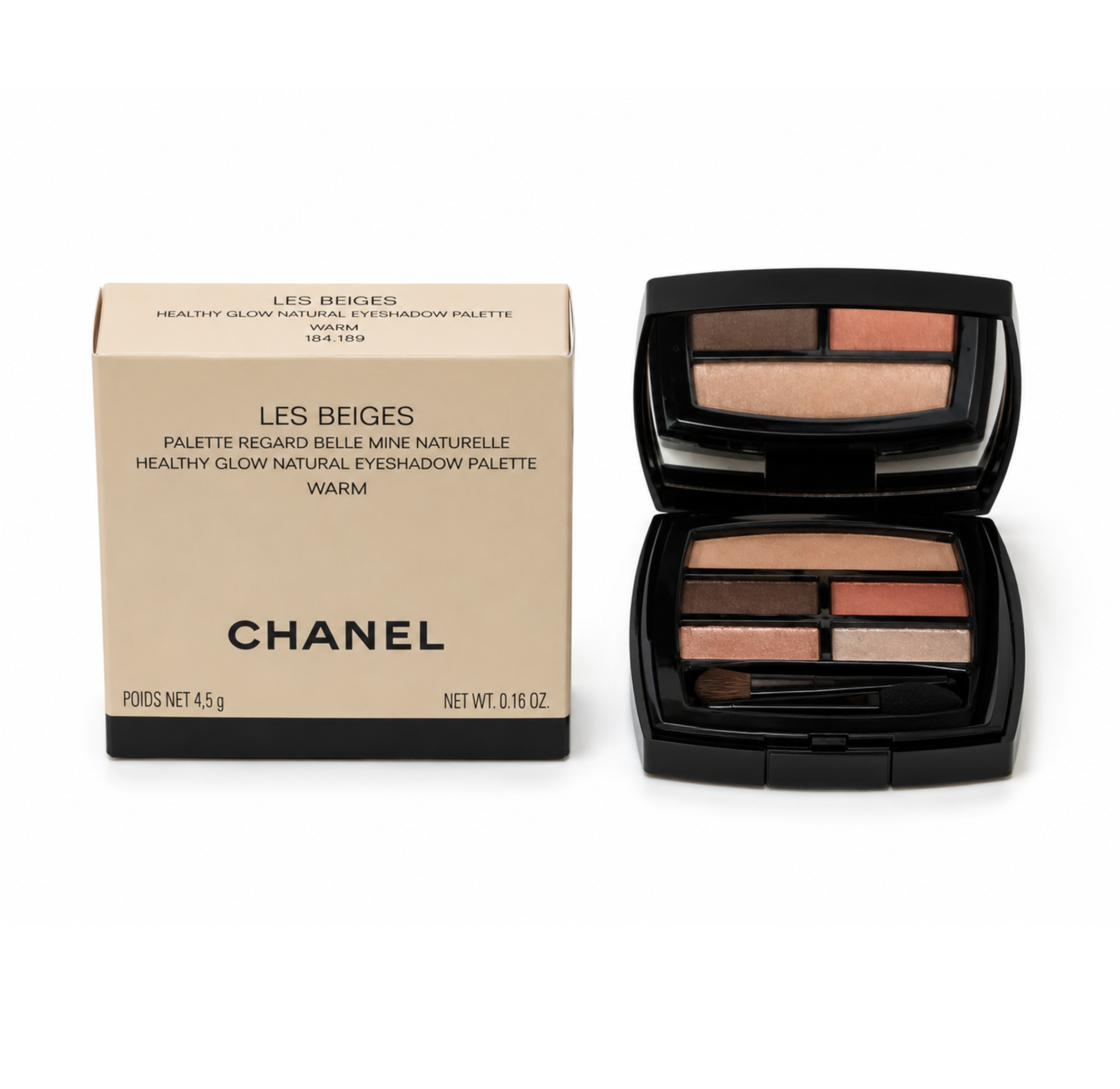 Chanel Les Beiges Warm Lidschatten Palette 4,5g