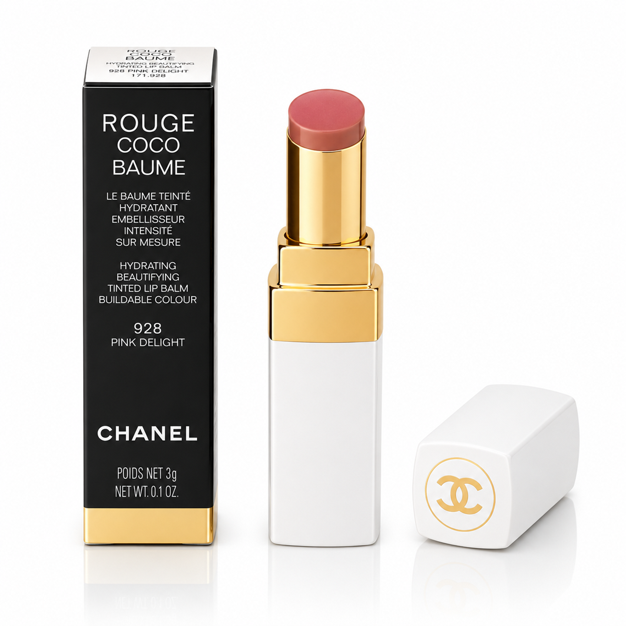 Chanel Rouge Coco Baume Lippenbalsam 3g Pink Delight 928