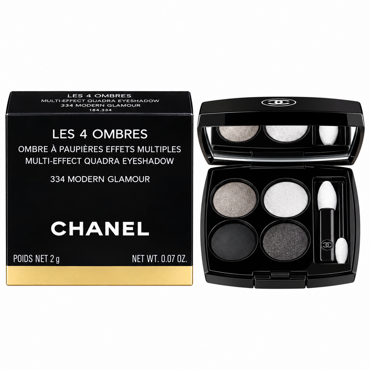 Chanel Les 4 Ombres Multi-Effect Eyeshadow Lidschatten 334 Modern Glamour 2g